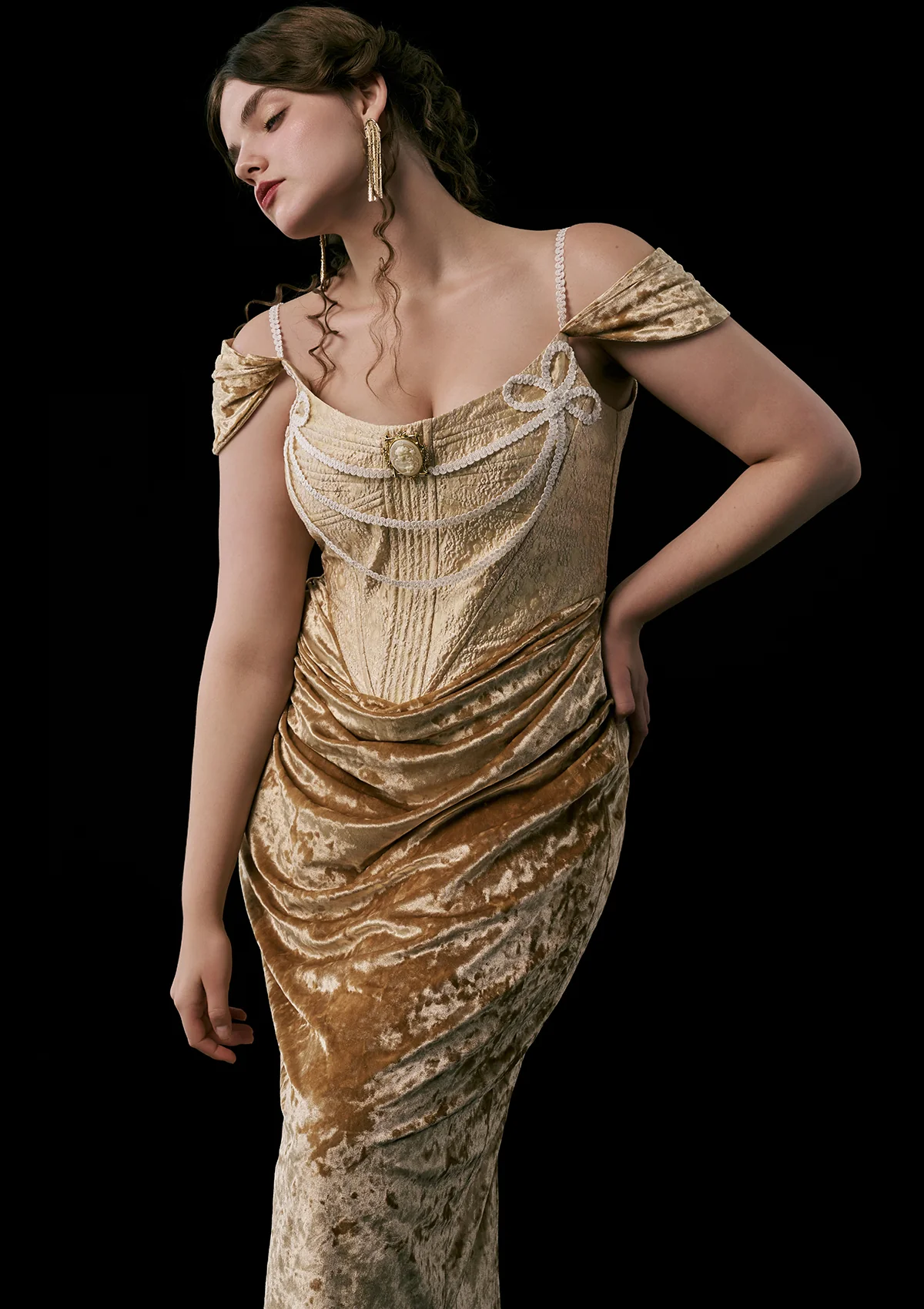 Curve & Plus Medusa Corset Dress - Thrancidy