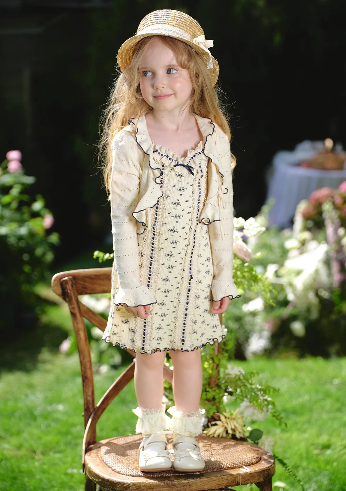 Toddler Girl Blueberry Dress - Thrancidy