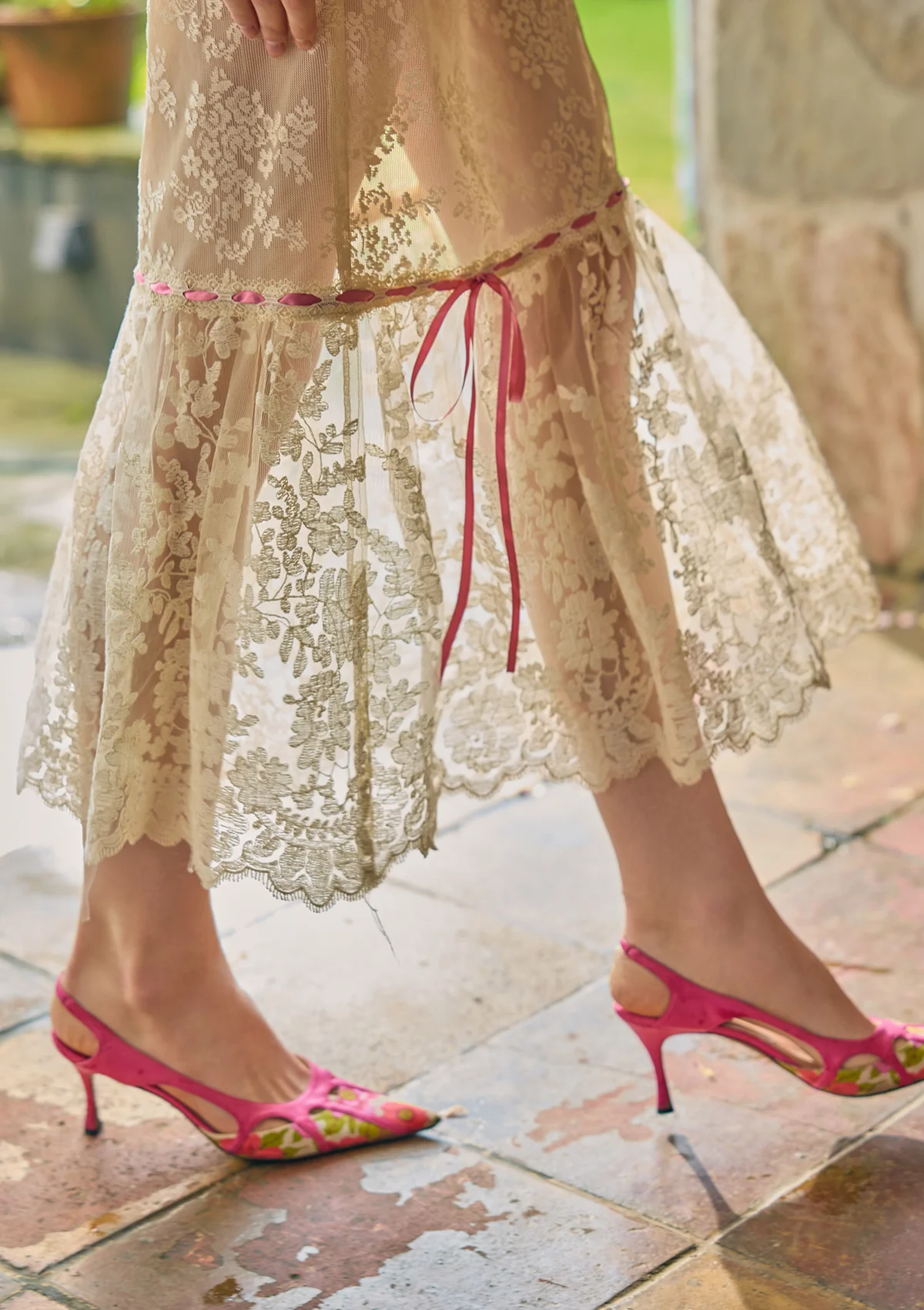 Floral Mirror Skirt - Thrancidy