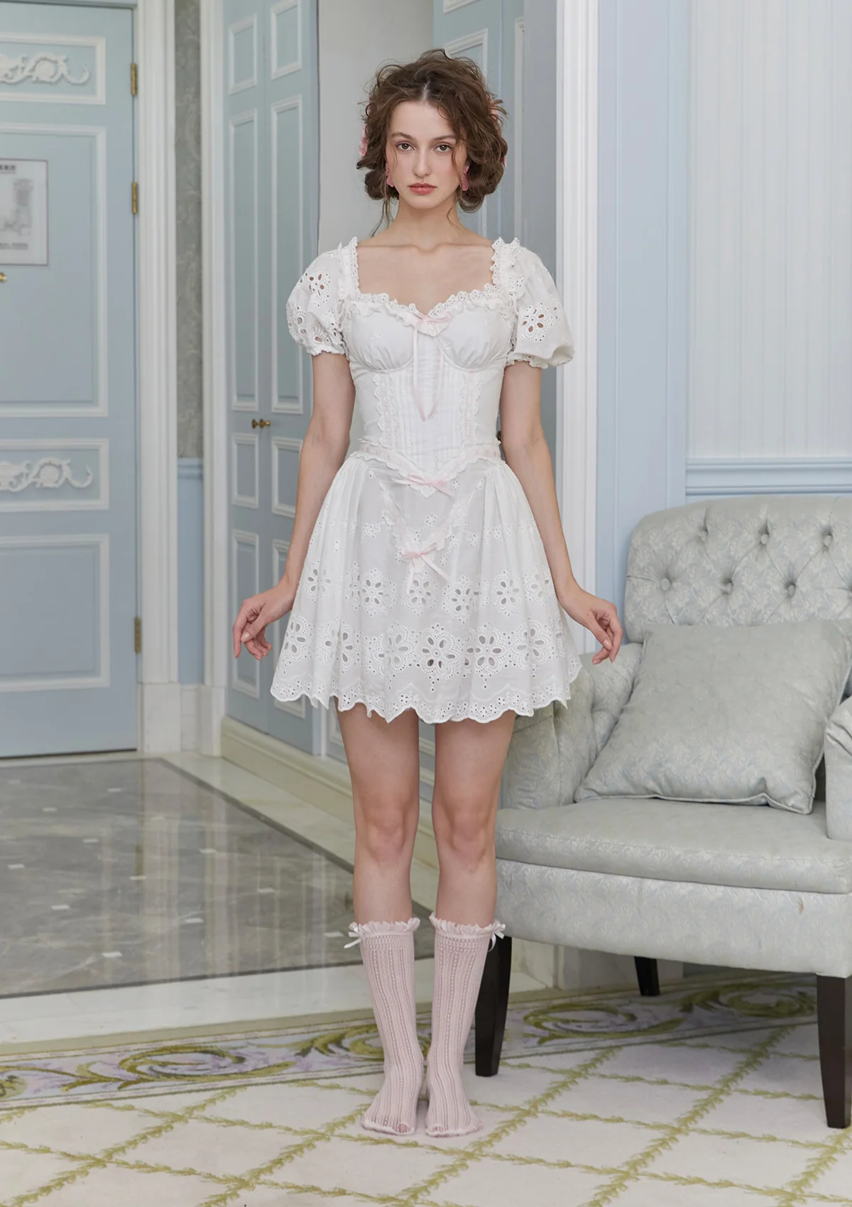 Marshmallow Corset Dress - Thrancidy