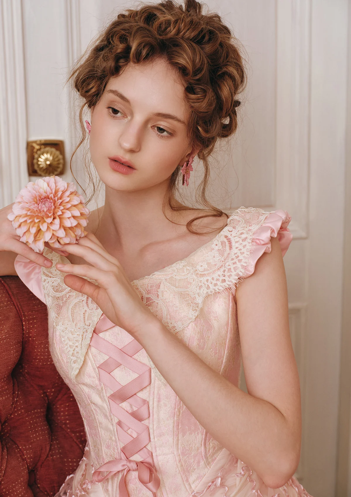 Antique Vase Bustle Corset Dress - Thrancidy