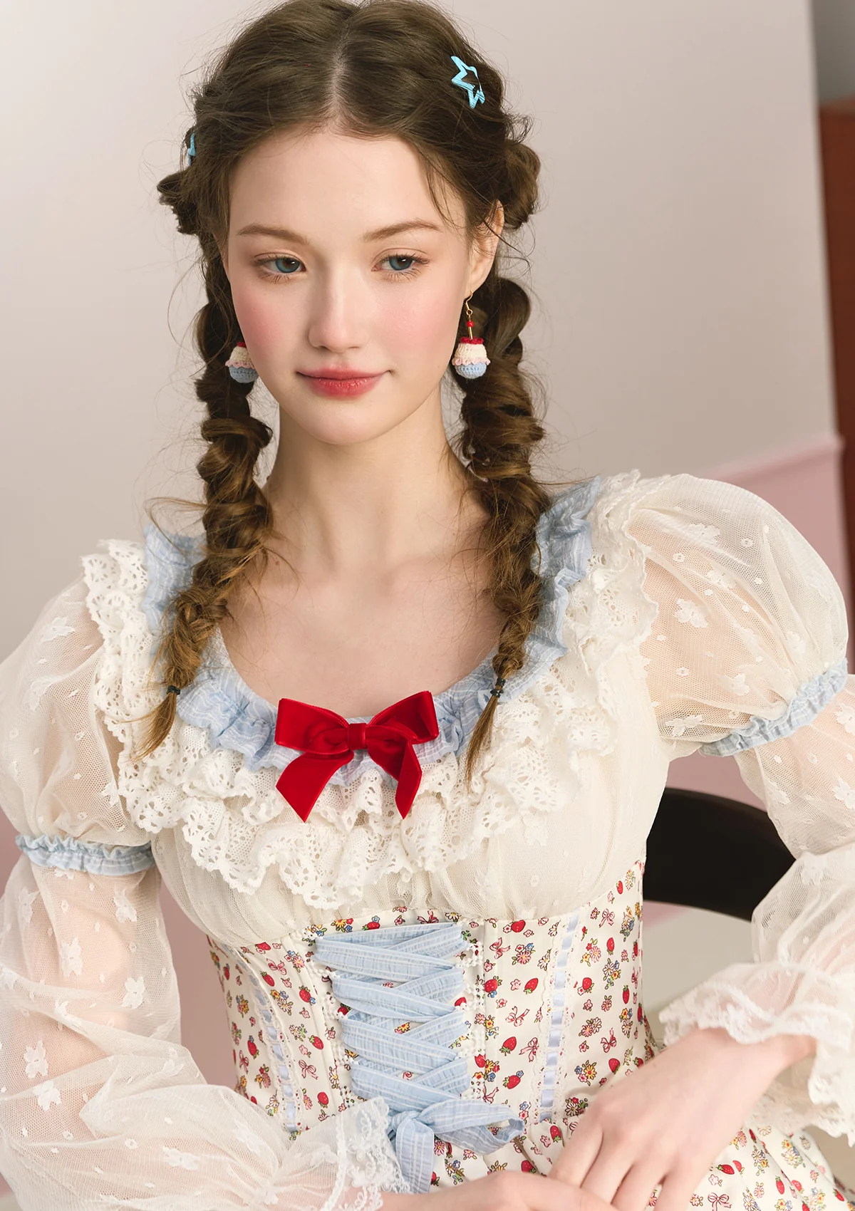 Berry Katie Rabbit Corset Dress - Thrancidy