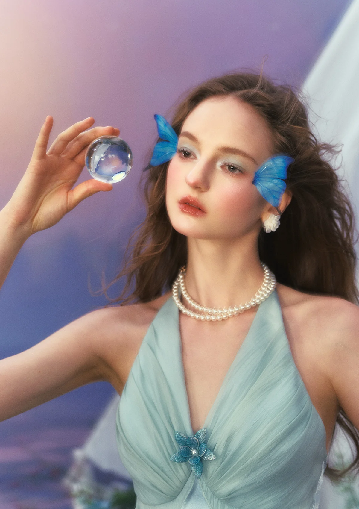 Butterfly Pearl Dress - Thrancidy