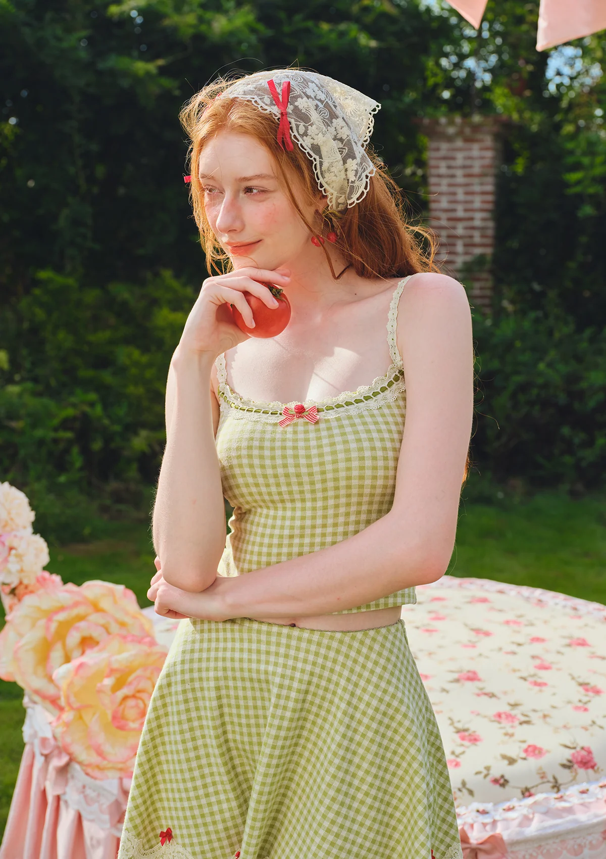 Matcha Cranberry Cami - Thrancidy