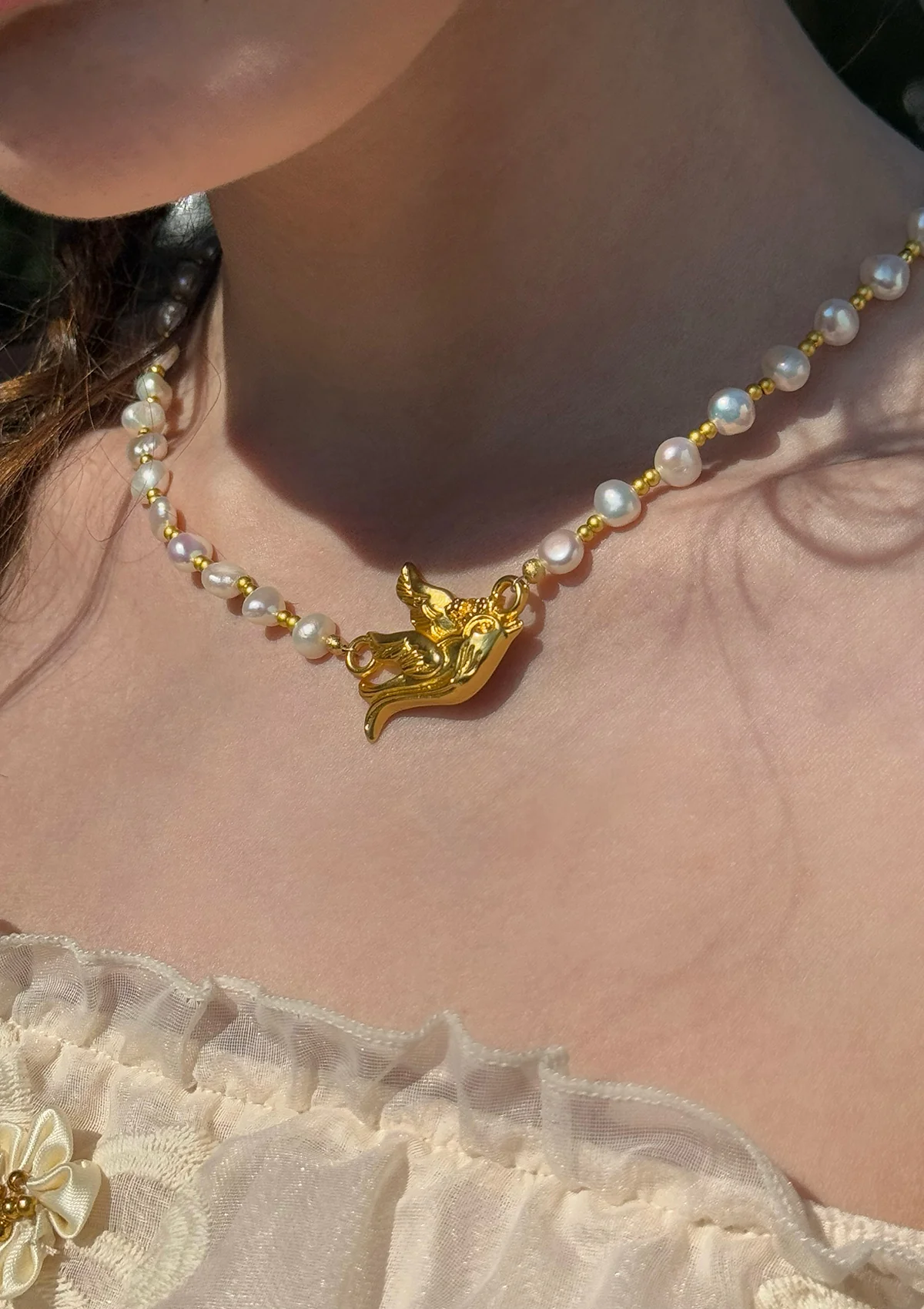 The Dove of Louvre Necklace - Thrancidy
