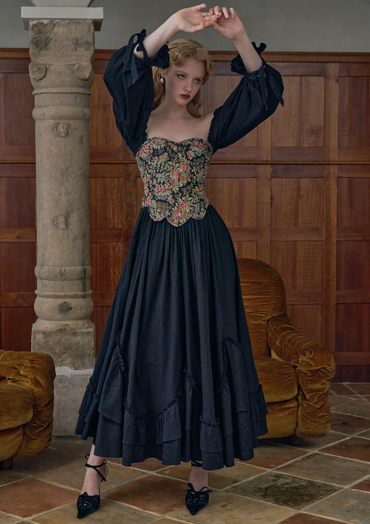 Fallen Angels Corset Dress - Thrancidy