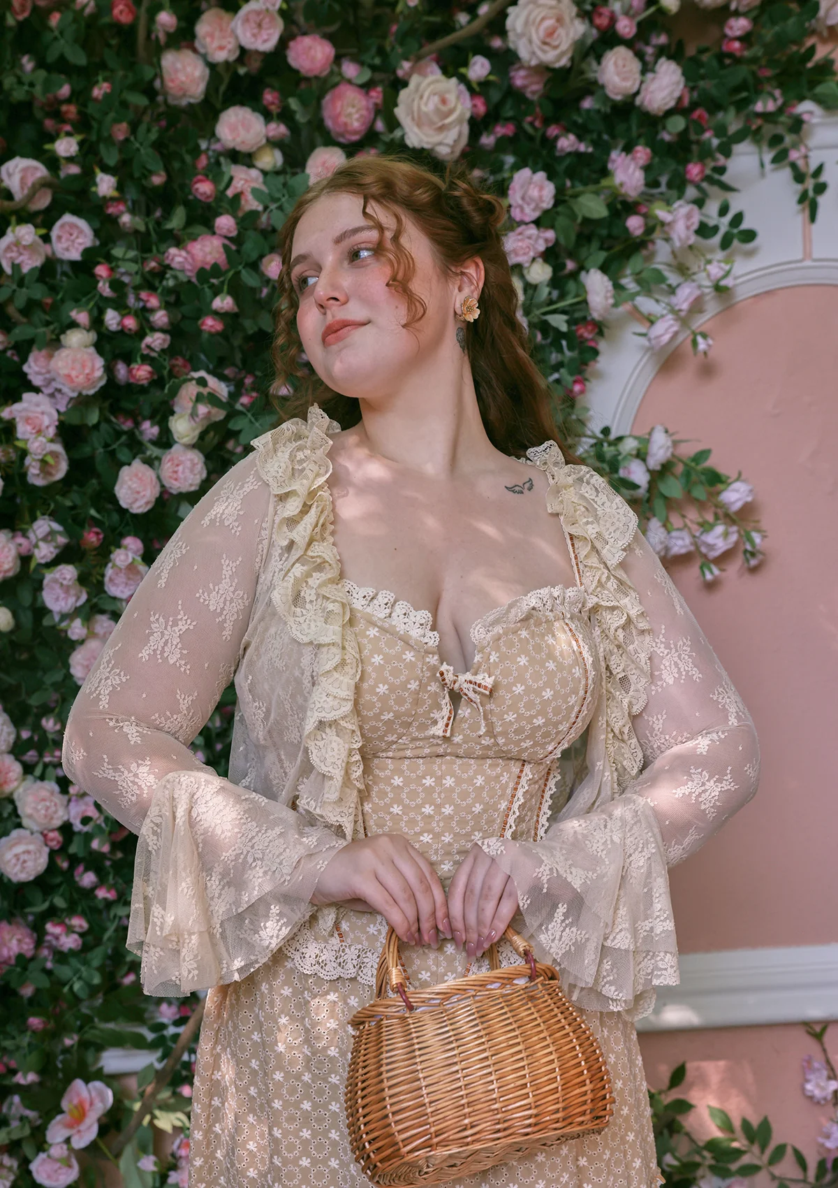 Curve & Plus Miss Cinnamon Corset Dress - Thrancidy