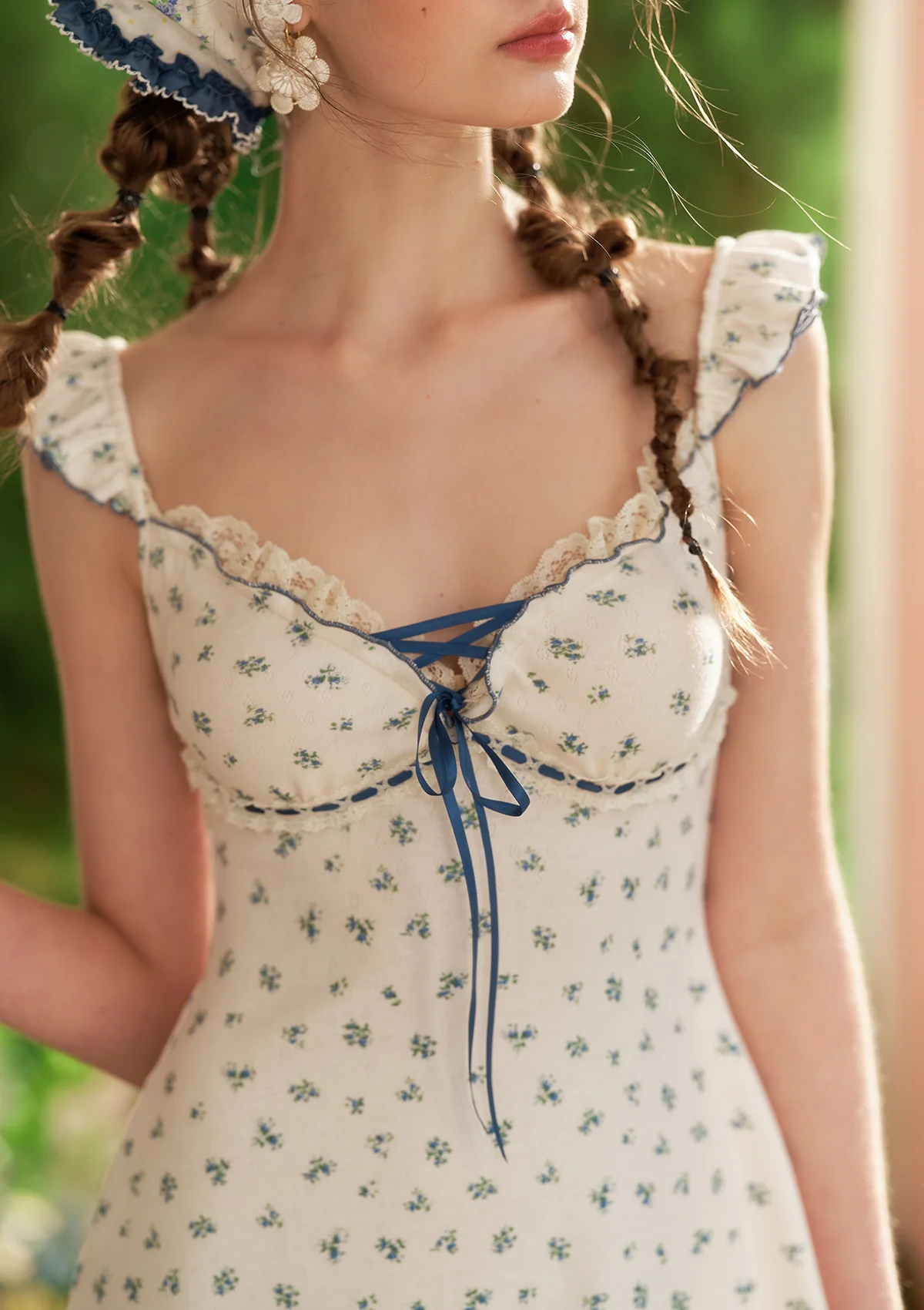 Blue Afternoon Dress - Thrancidy