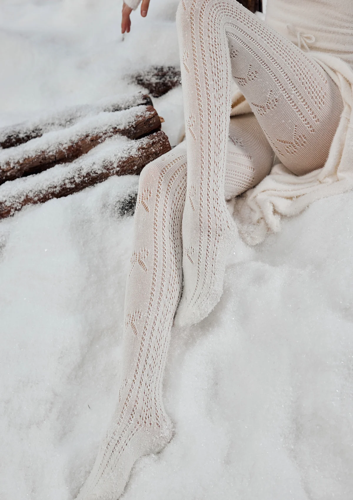 Snowflake Kintted Stockings - Thrancidy