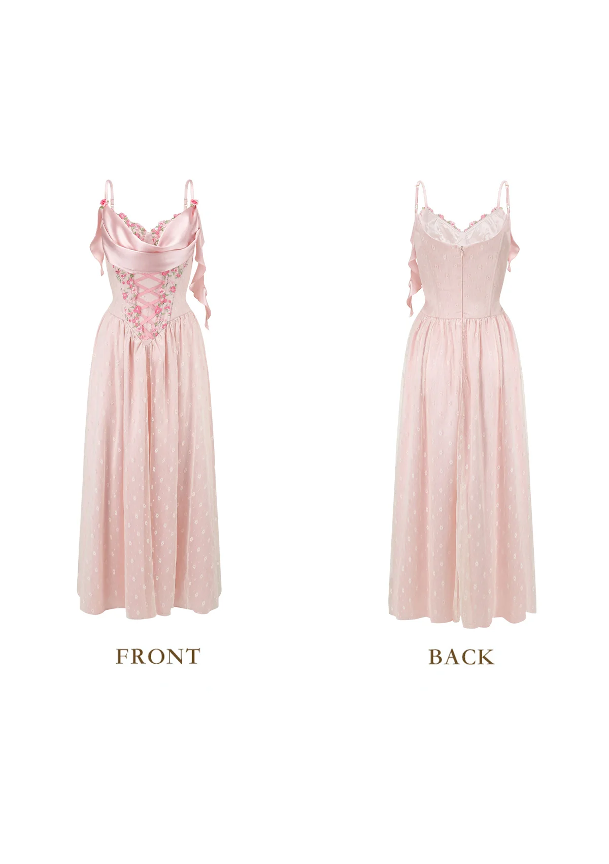 Tuberose Floral Loli Corset Dress - Thrancidy