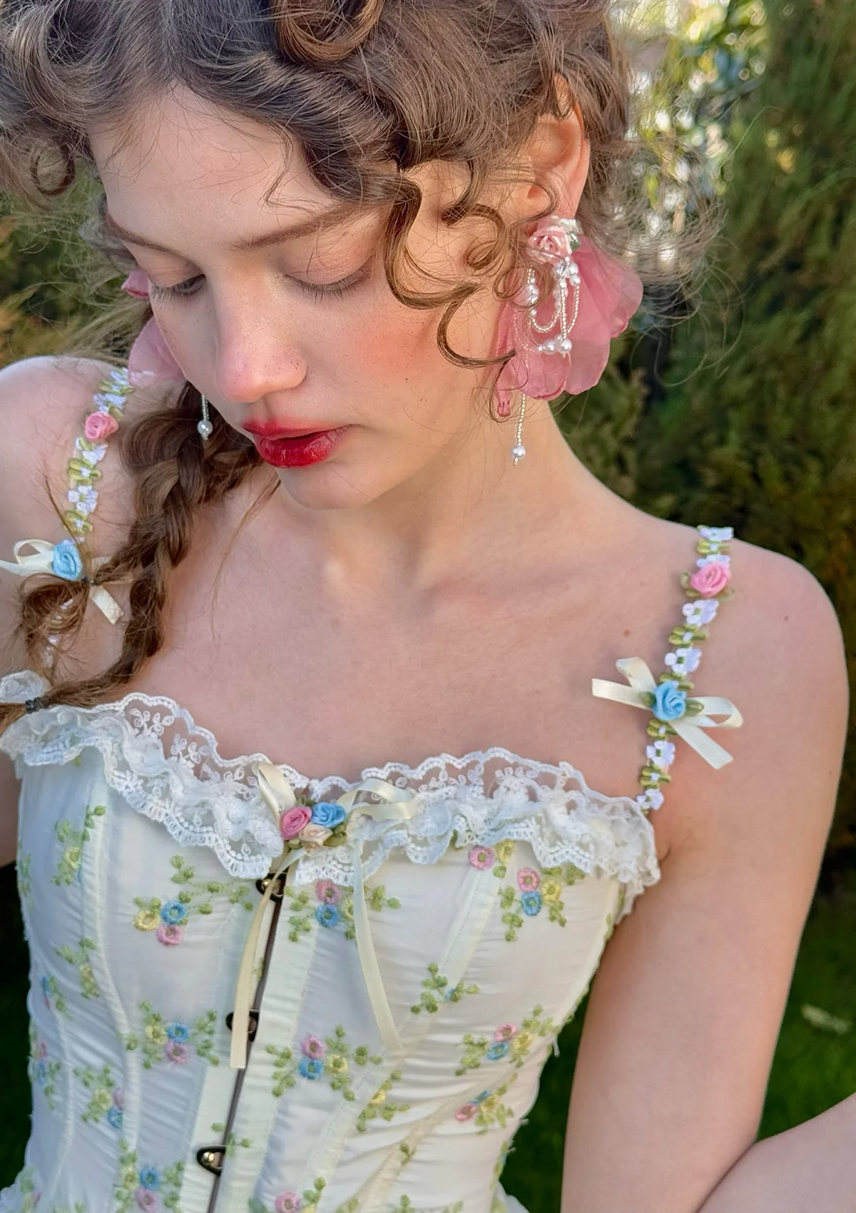 Springfield Flower Corset - Thrancidy