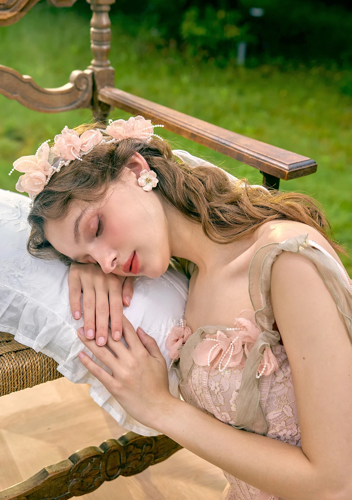 Flower Kissing Wonderland Corset Dress - Thrancidy