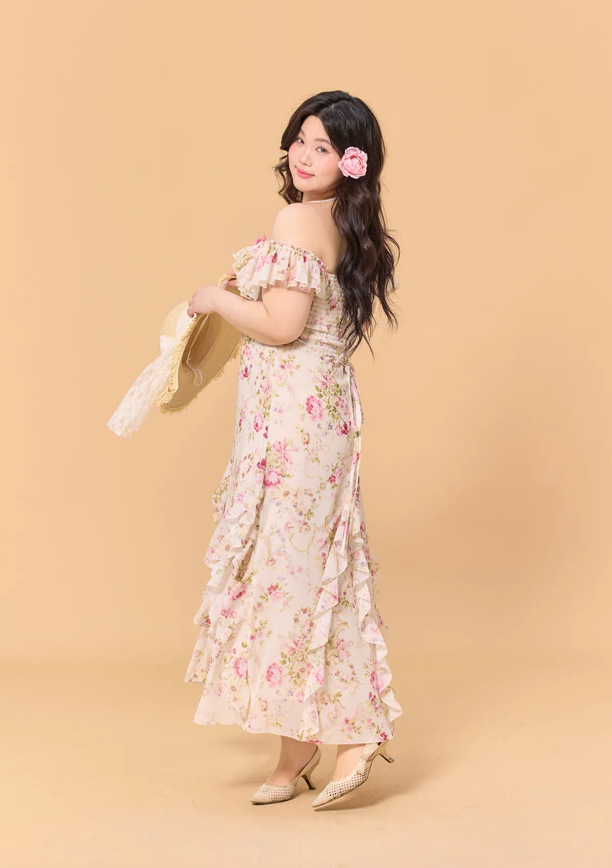 Curve & Plus Blooming in the Sun Dress - Thrancidy