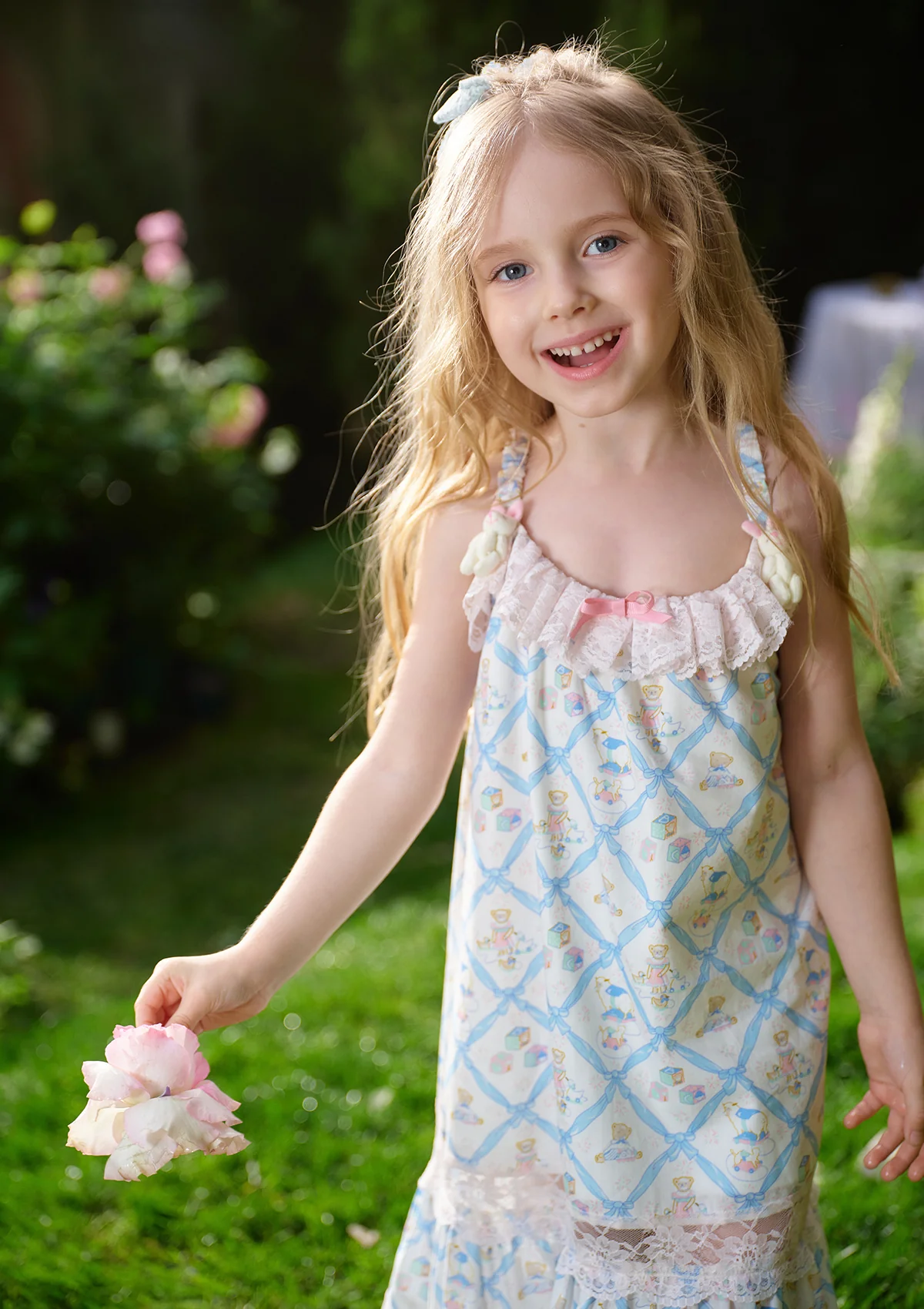 Toddler Girl Bear Butterfly Dance Dress - Thrancidy