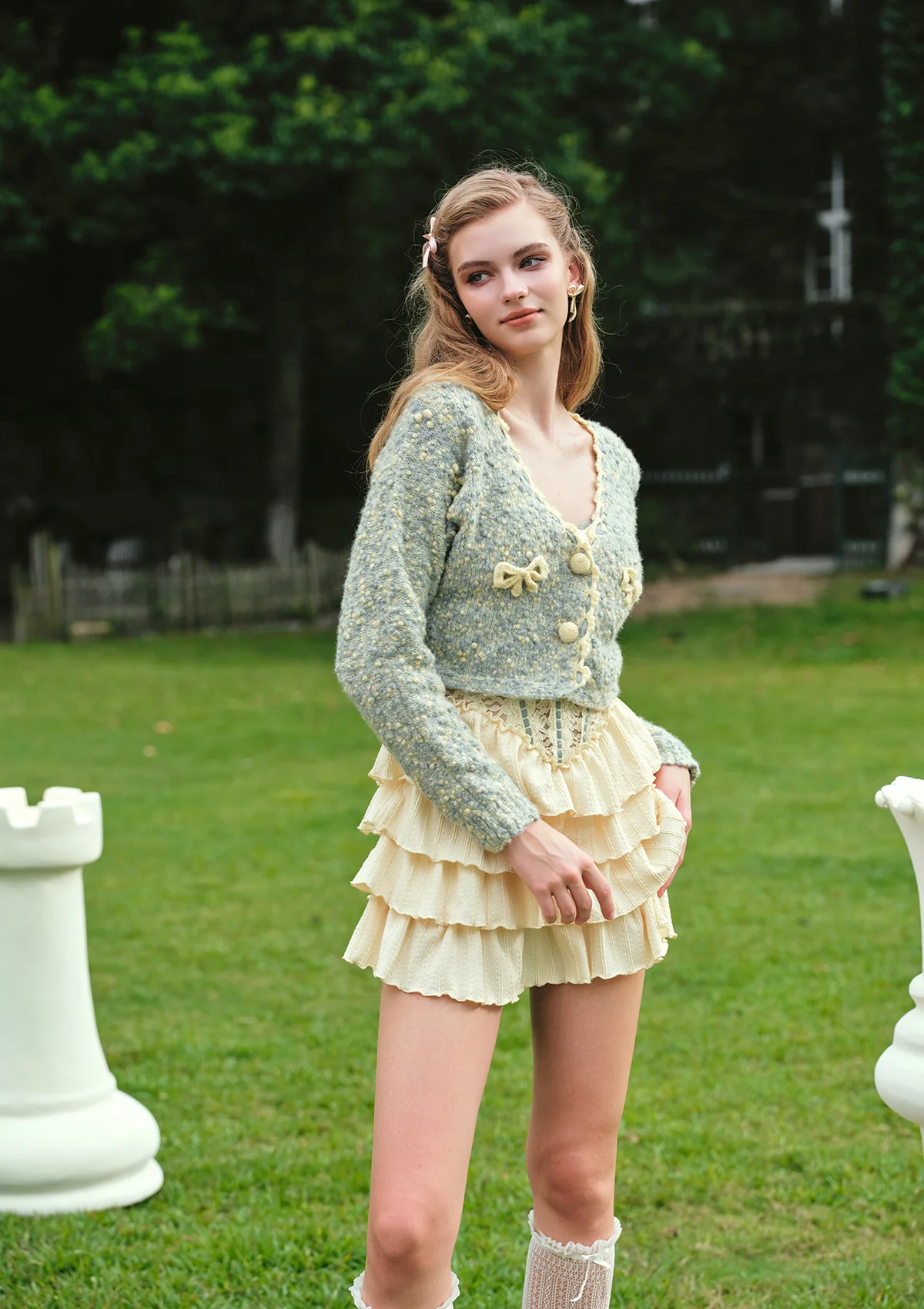 The Little Pineapple Knit Cardigan - Thrancidy