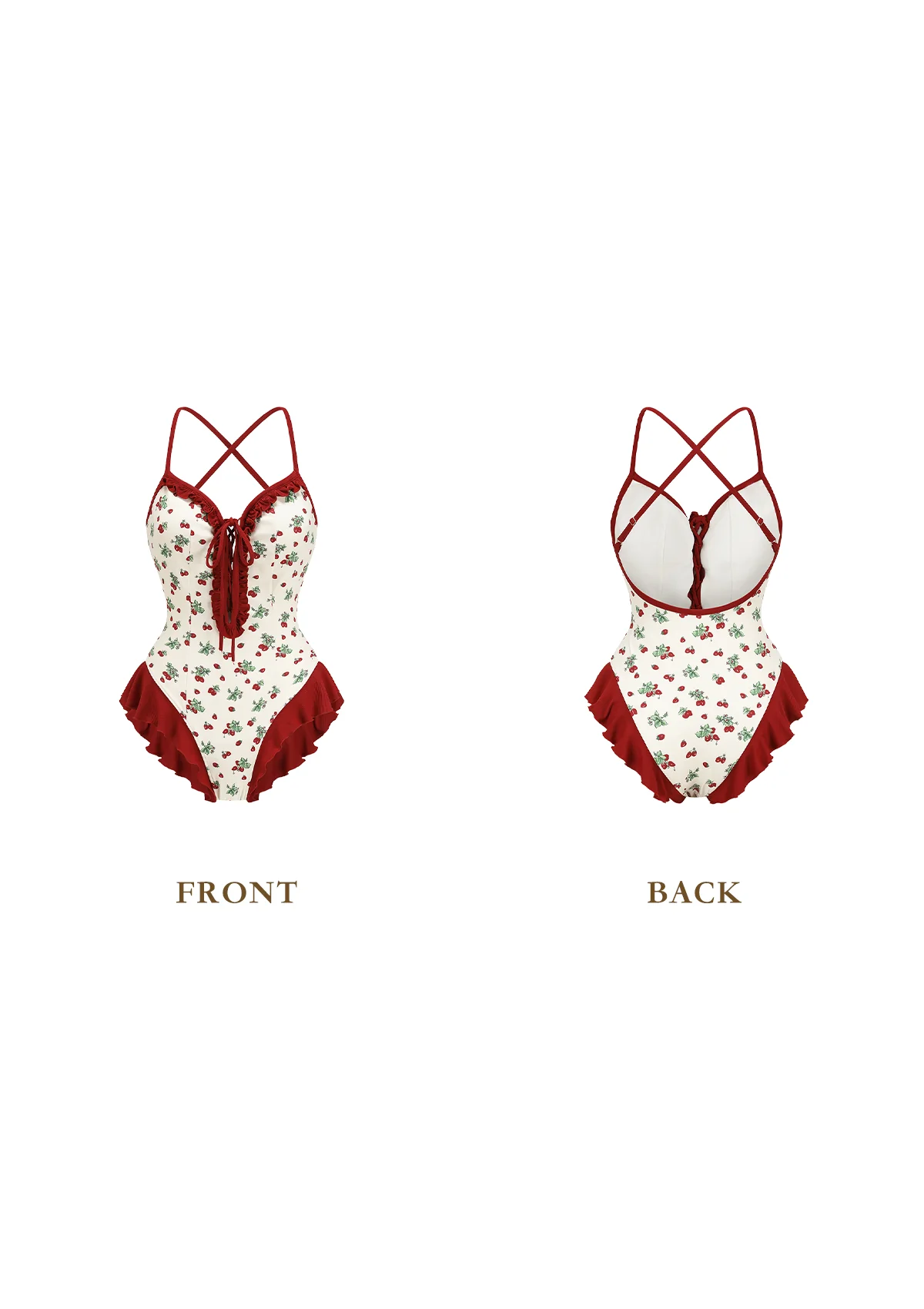 Vibrant Strawberry Bodysuit - Thrancidy