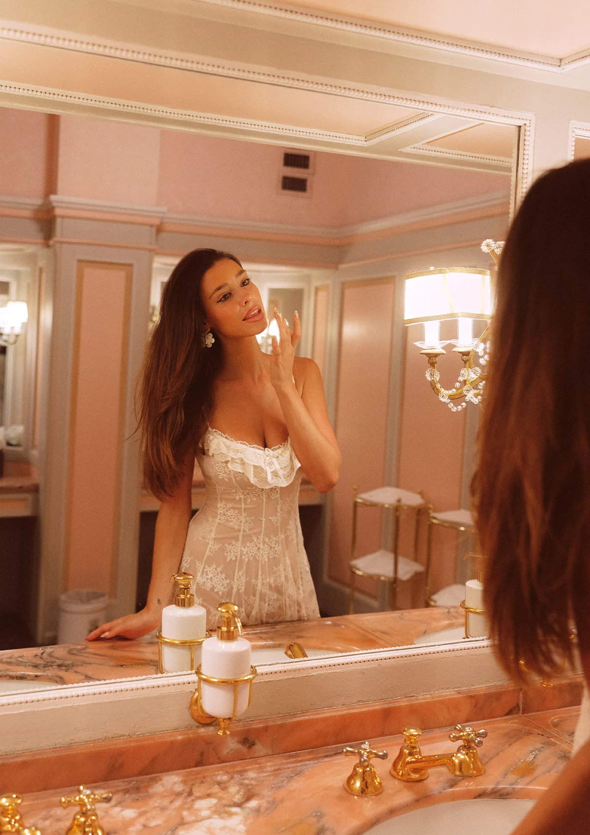 Lace Bouquet Dress - Thrancidy