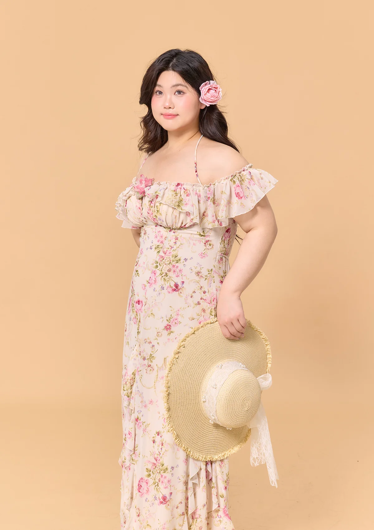 Curve & Plus Blooming in the Sun Dress - Thrancidy