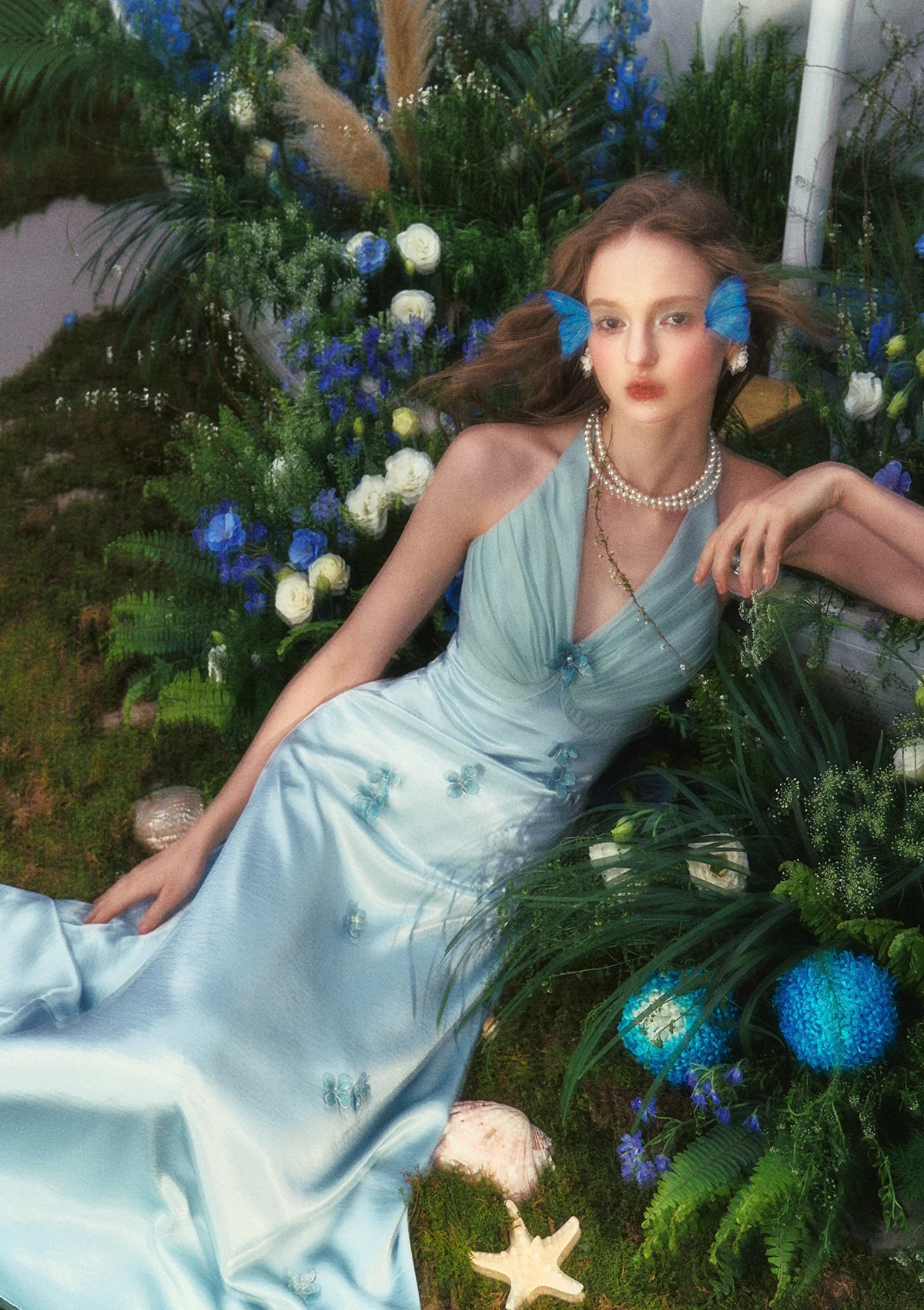 Butterfly Pearl Dress - Thrancidy