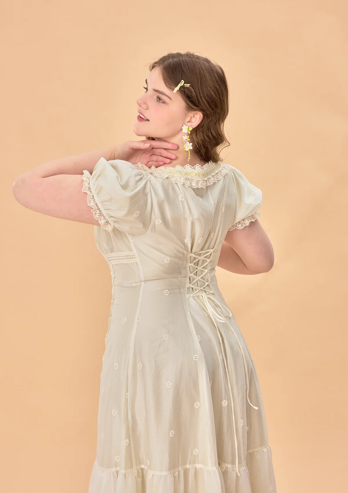 Curve & Plus Green Grapes Dress - Thrancidy