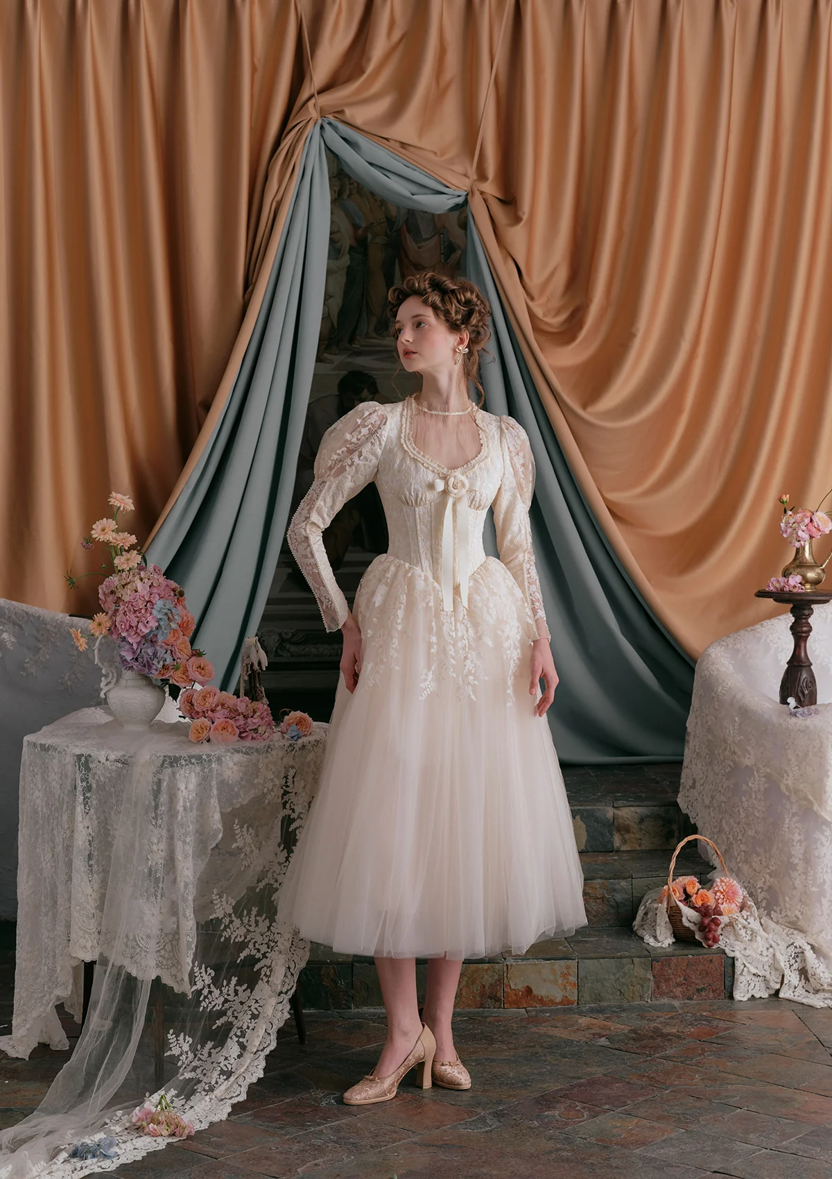 Pure White Wedding Corset Dress - Thrancidy