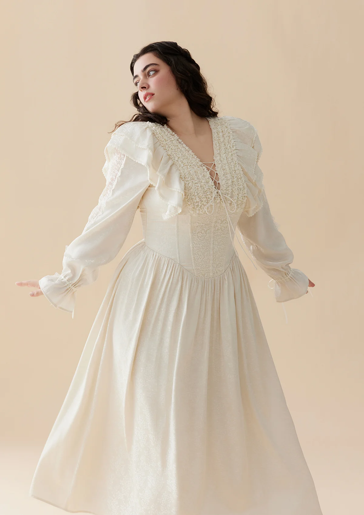 Curve & Plus Glitter Butterfly Dress - Thrancidy