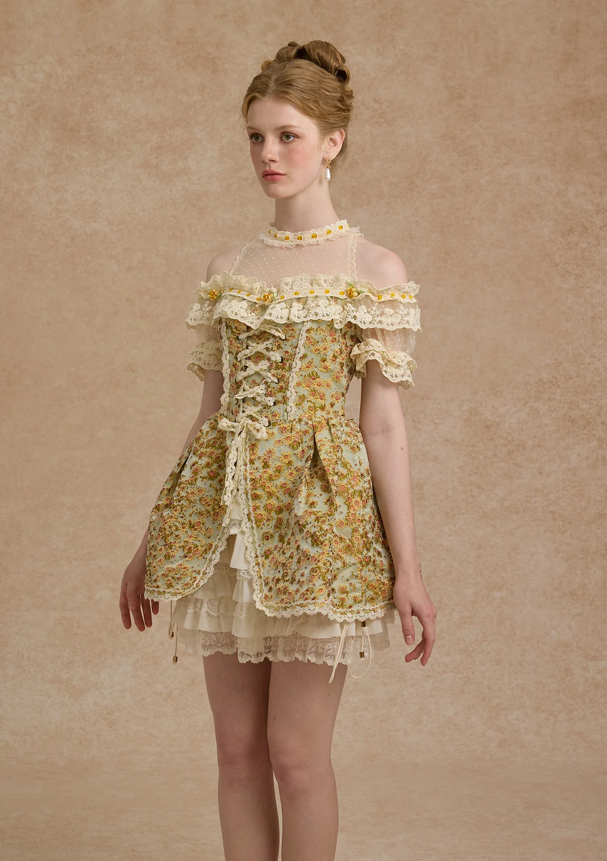 Sunflower Corset Dress - Thrancidy