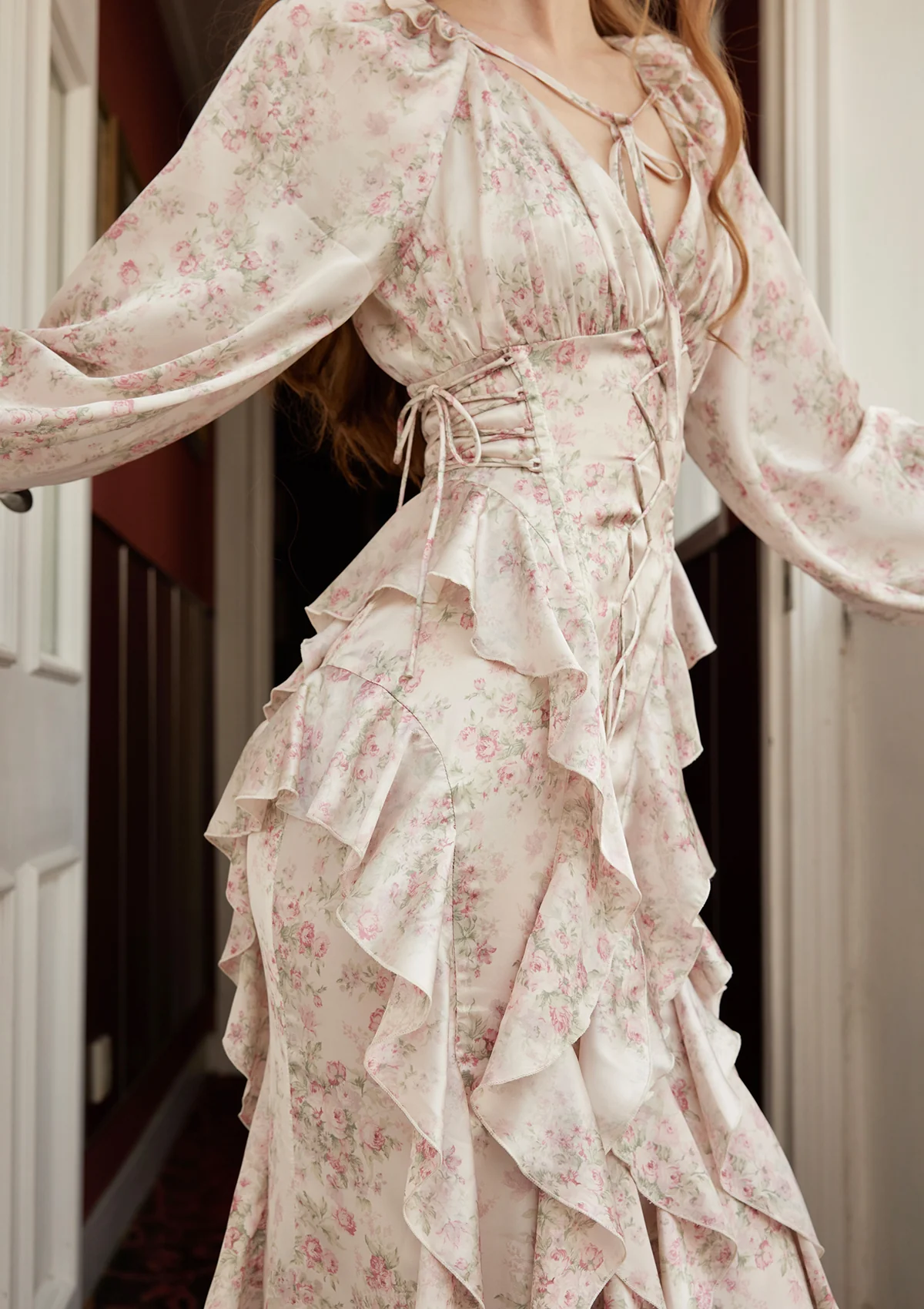 Curve & Plus Lady Blossom Dress - Thrancidy