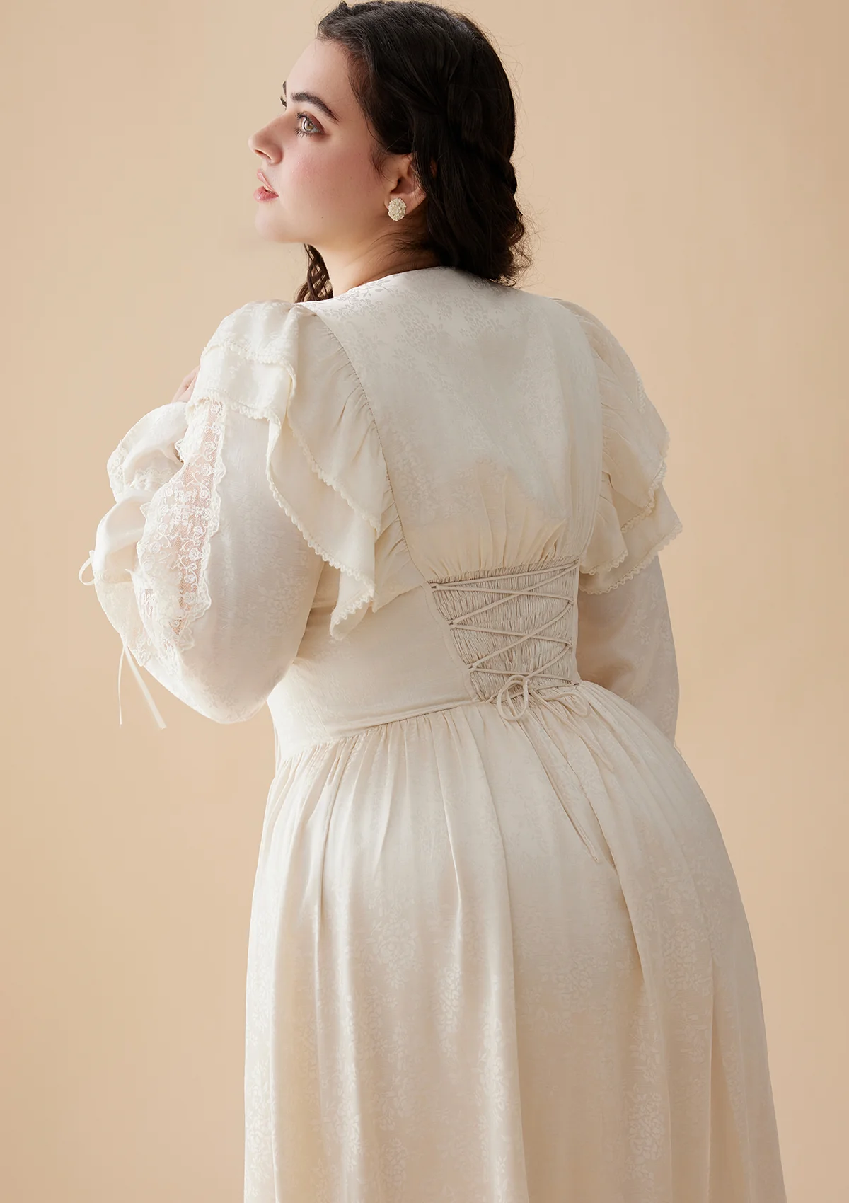 Curve & Plus Glitter Butterfly Dress - Thrancidy