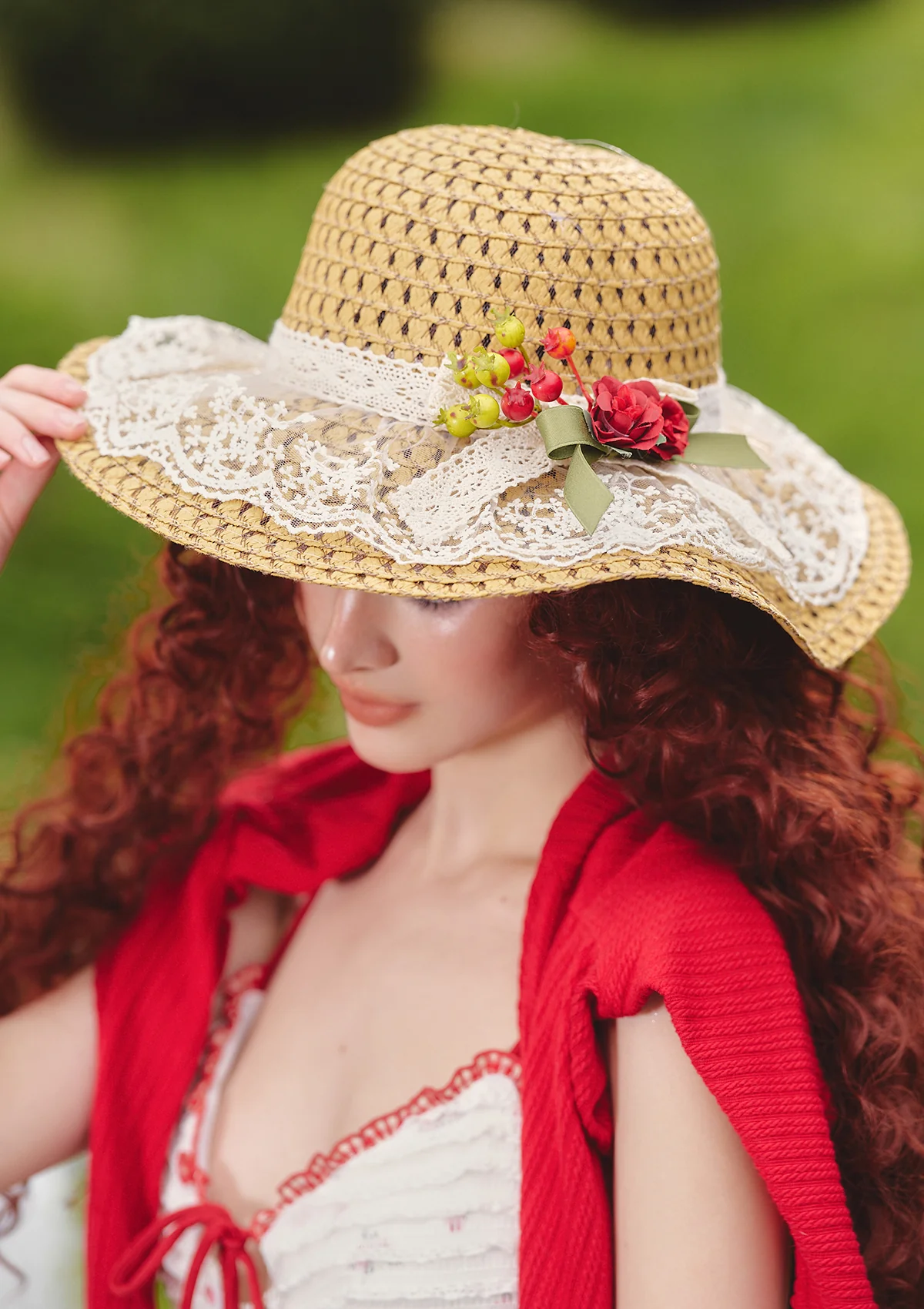 Jasminette & Cherry Hat - Thrancidy