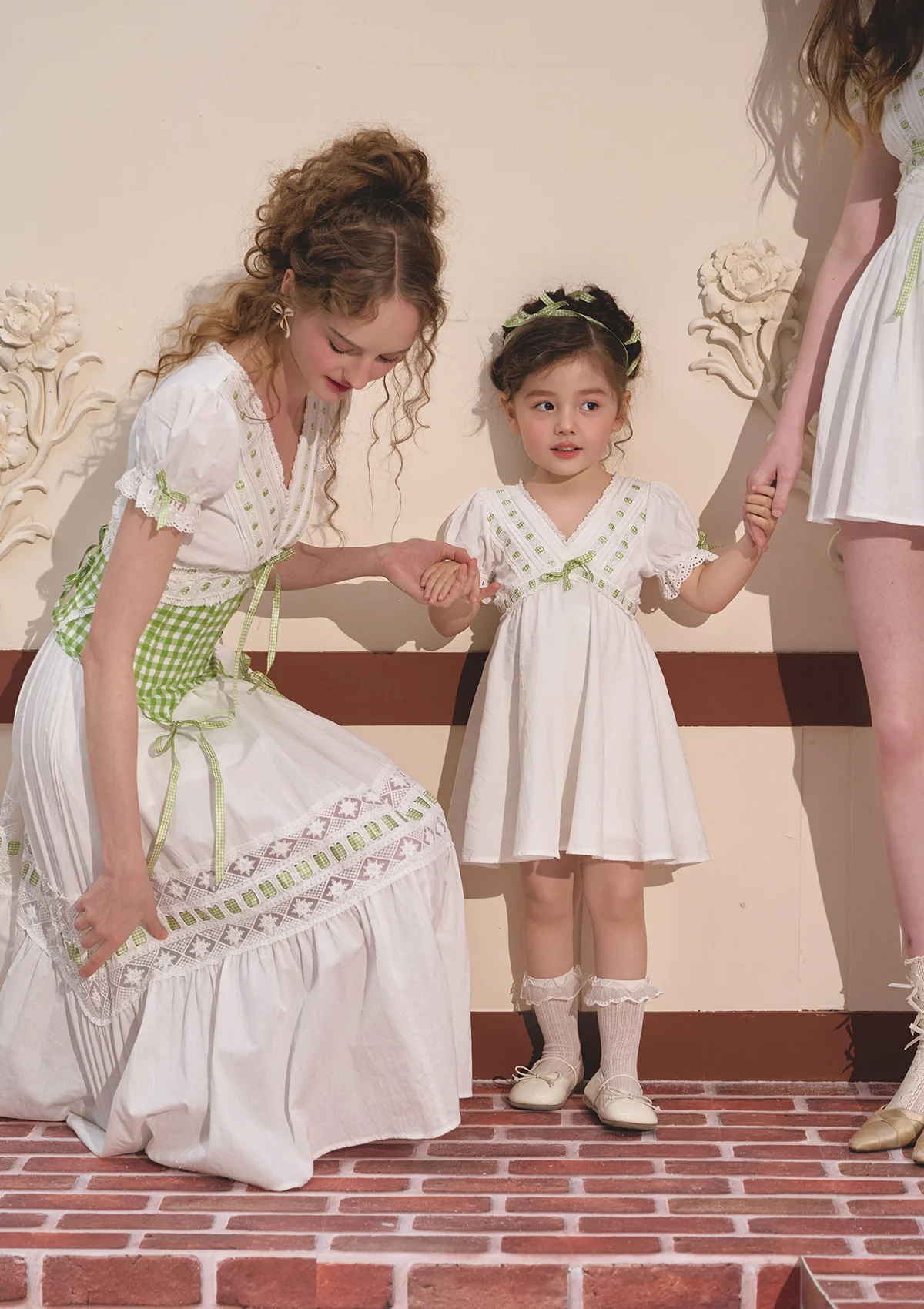 Toddler Girl Green Apple Paradise Dress - Thrancidy