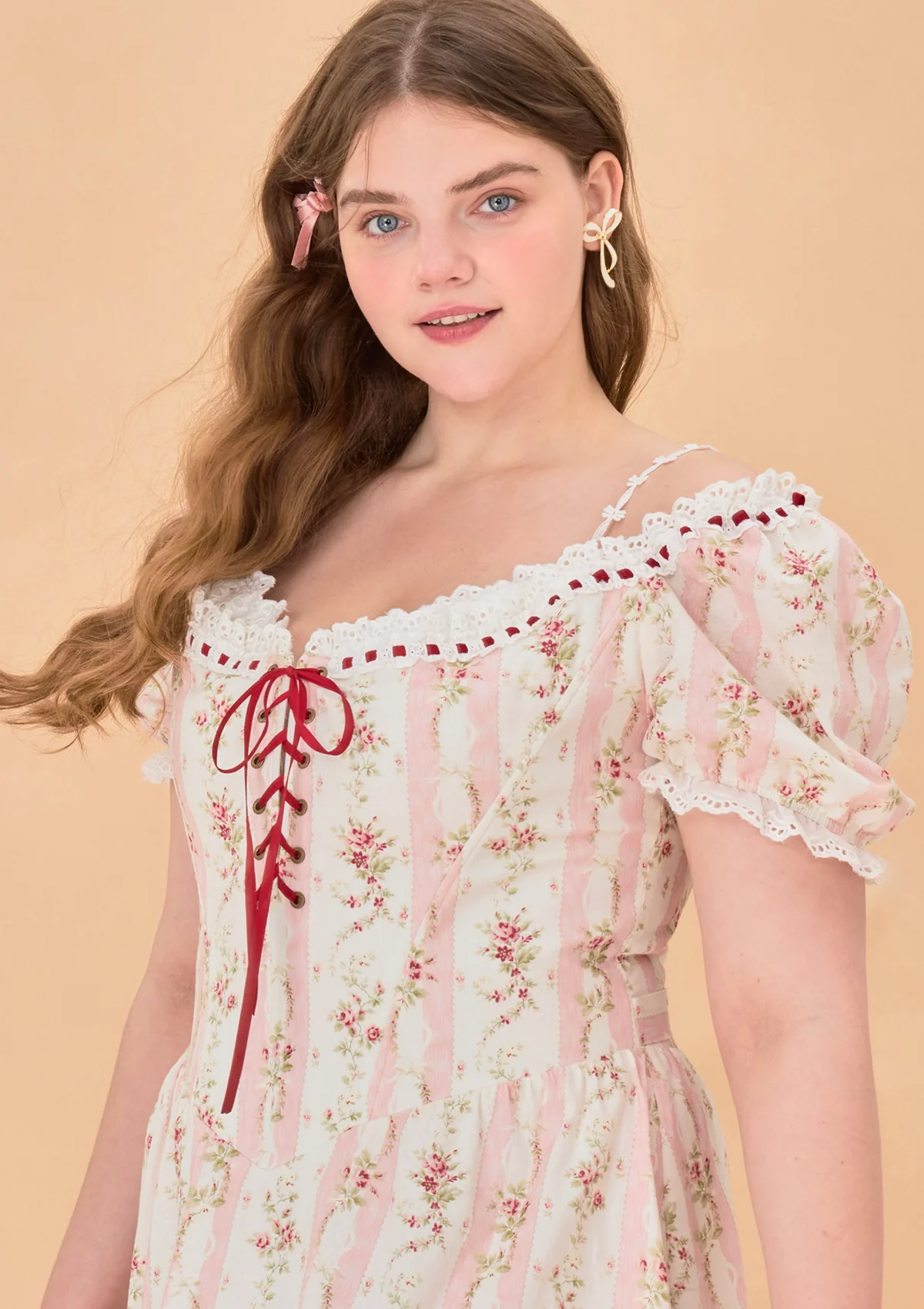 Curve & Plus Audrey Tea Party Corset Dress - Thrancidy