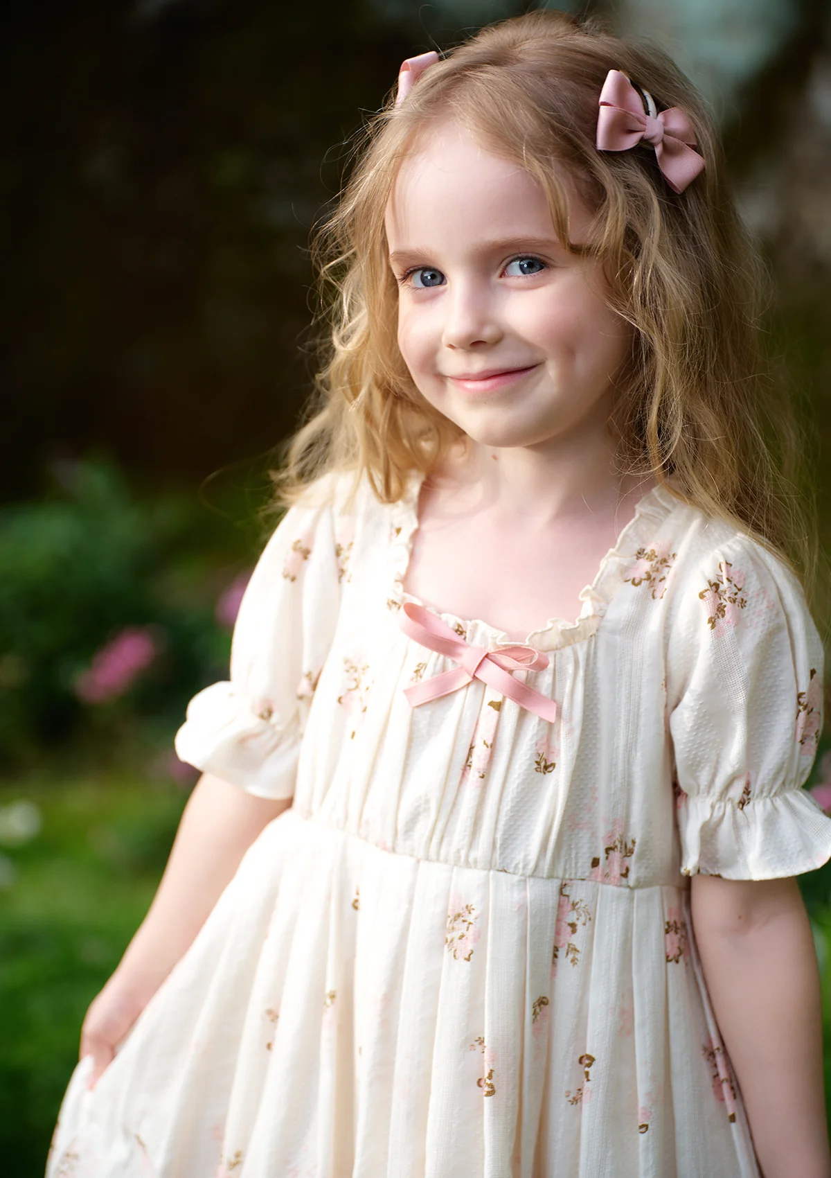 Toddler Girl Rose's Smile Dress - Thrancidy