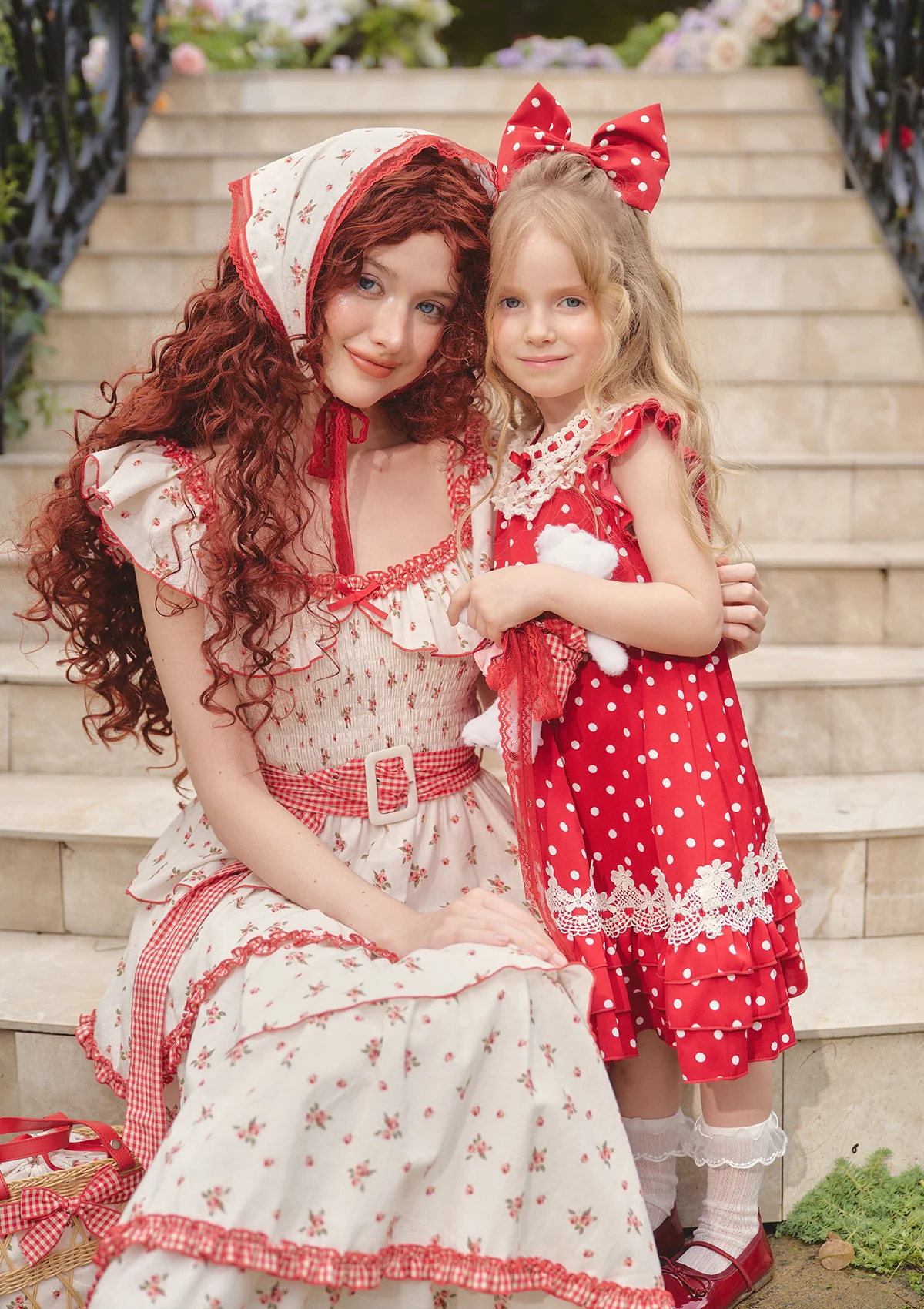 Red Hood Maiden Dress - Thrancidy