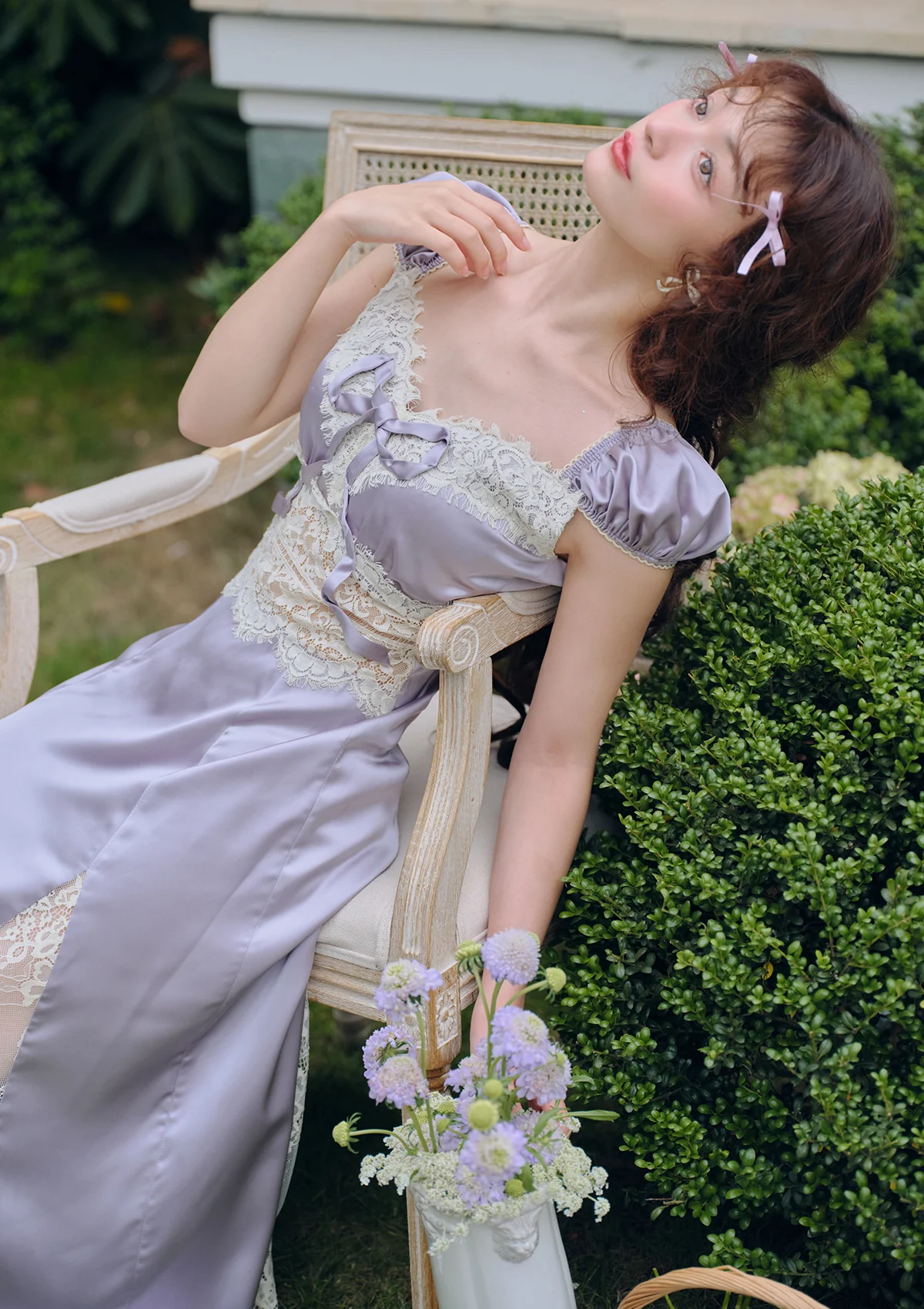 Rosace Lavande Dress - Thrancidy