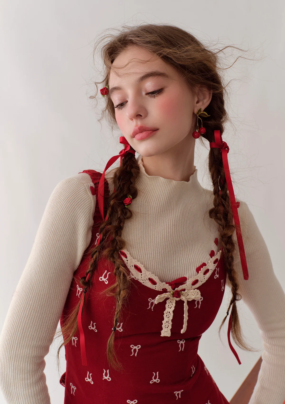 Strawberry Newspaper Office Dress - Thrancidy