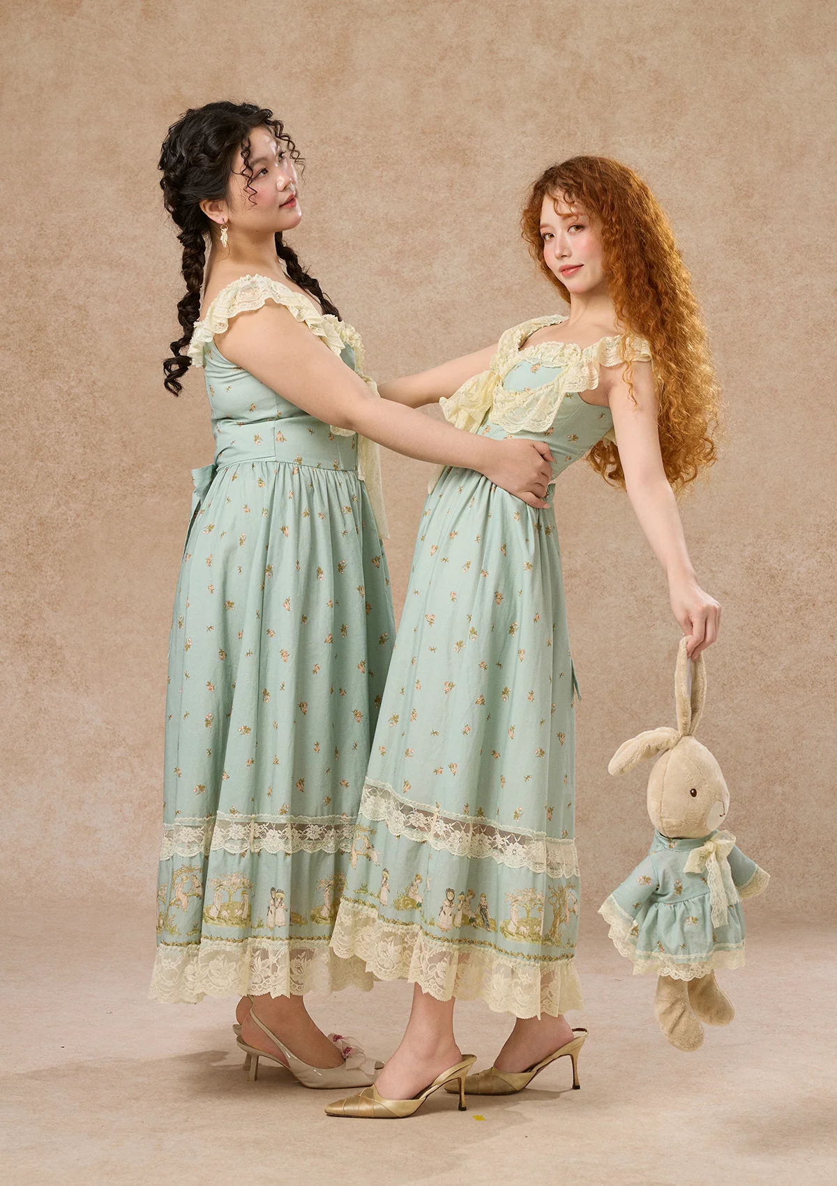 Curve&Plus Woodland Fairy Corset Dress (sleeveless) - Thrancidy