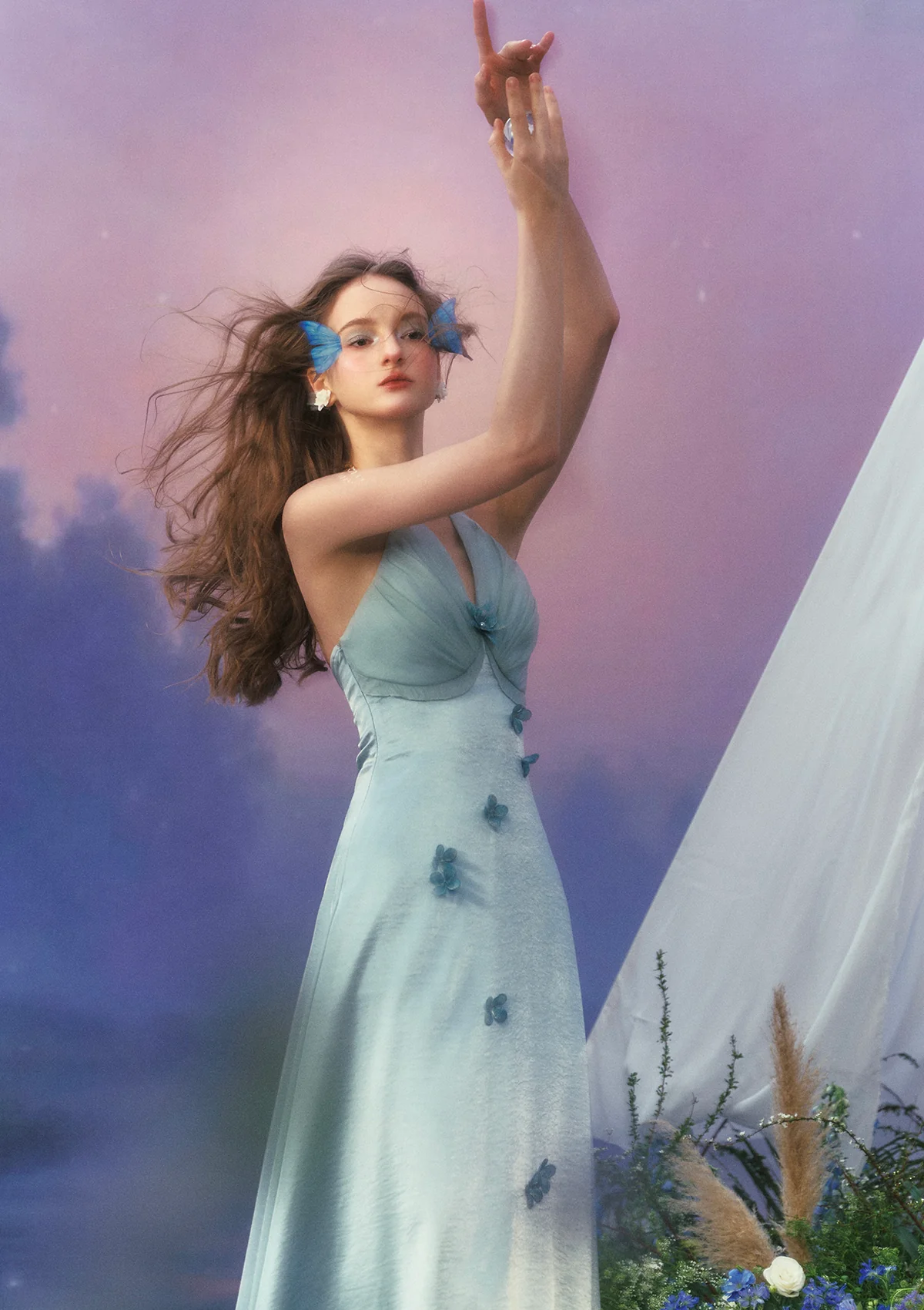 Butterfly Pearl Dress - Thrancidy