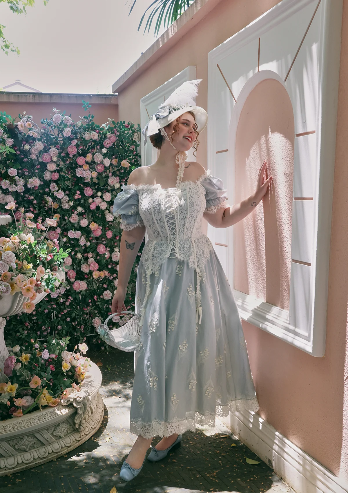 Curve & Plus Princess Lily of the Vally Corset Dress - Thrancidy