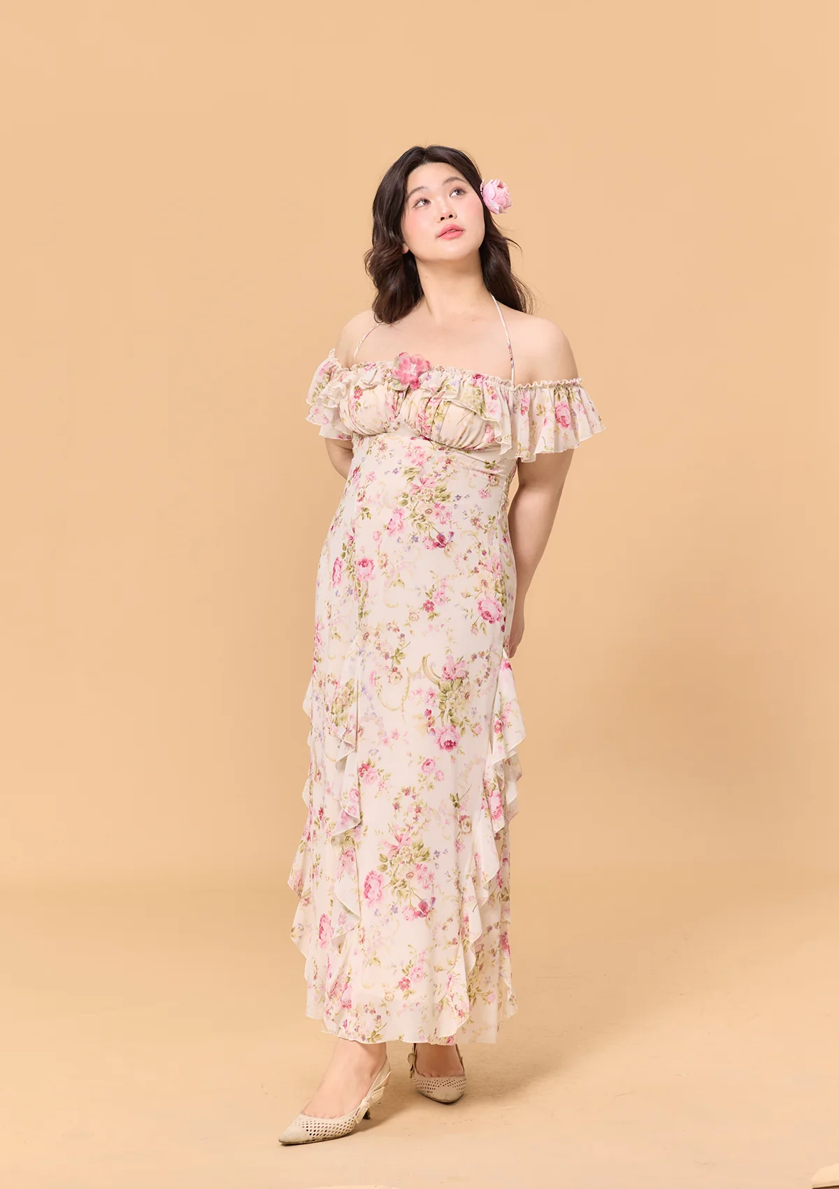 Curve & Plus Blooming in the Sun Dress - Thrancidy