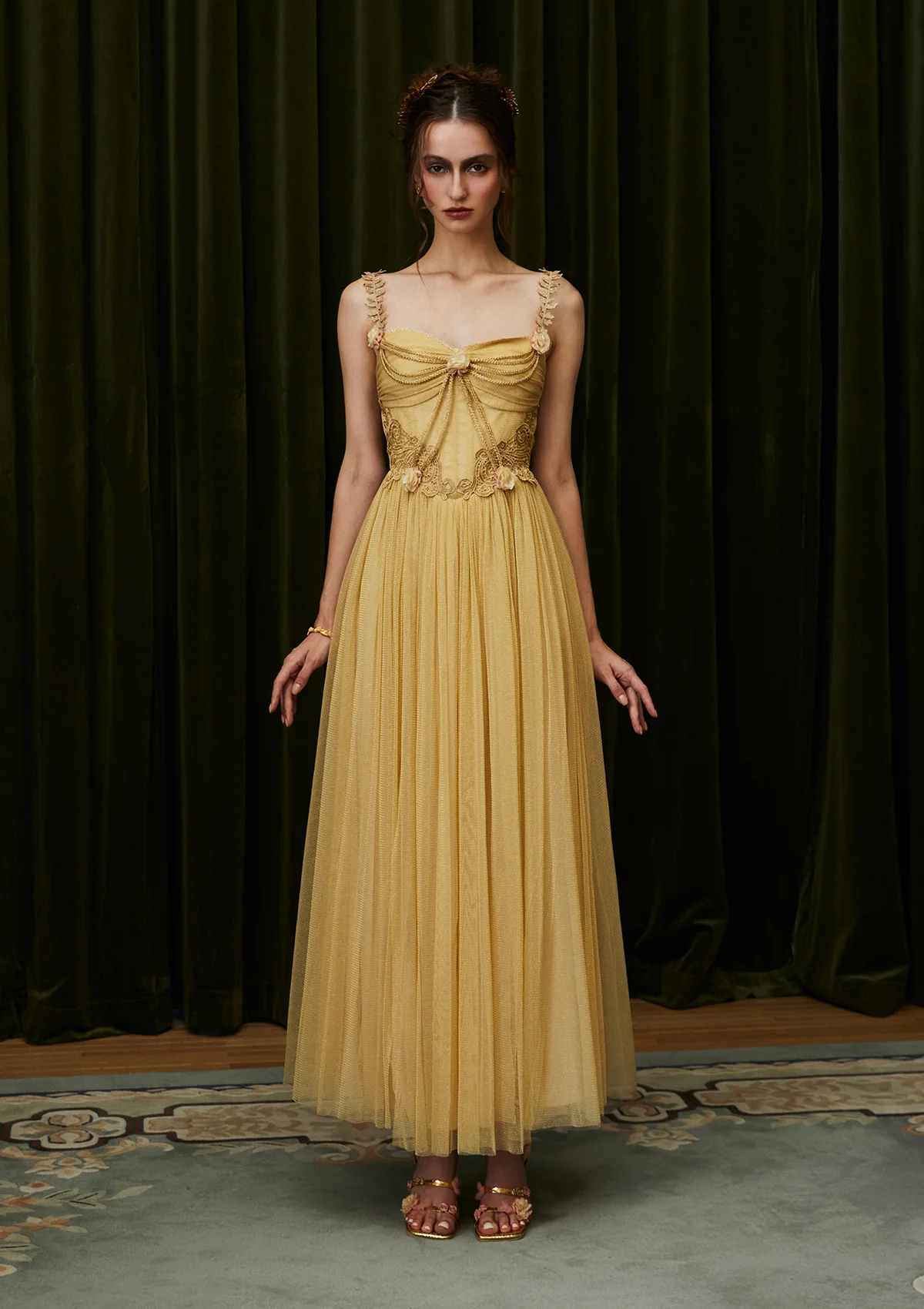 Nile Rose Corset Dress - Thrancidy