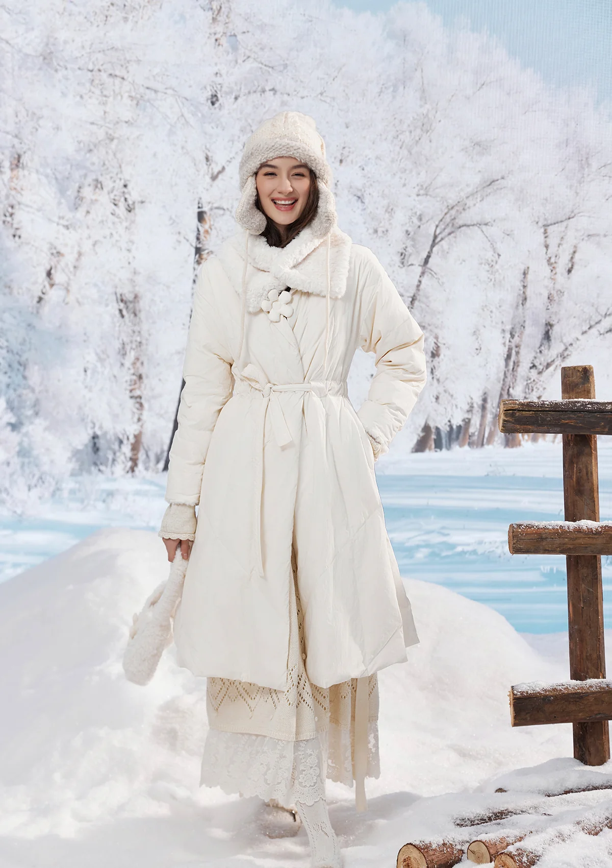 Edelweiss Lover Down Coat - Thrancidy