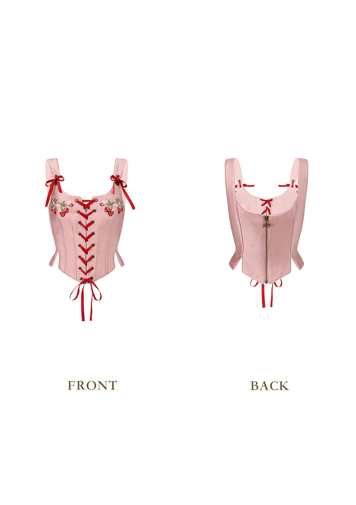 Wild Strawberry Paradise Corset - Thrancidy