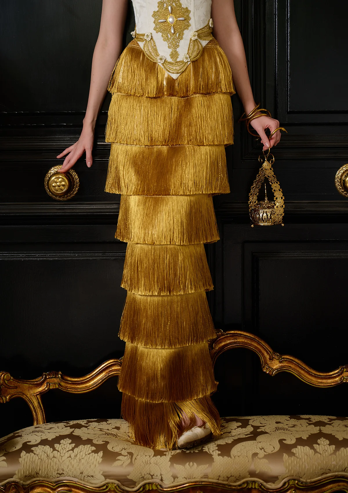 Louvre Muse Long Skirt - Thrancidy