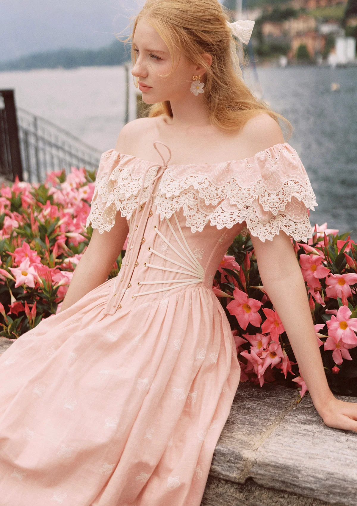 Pink Champagne Corset Dress - Thrancidy