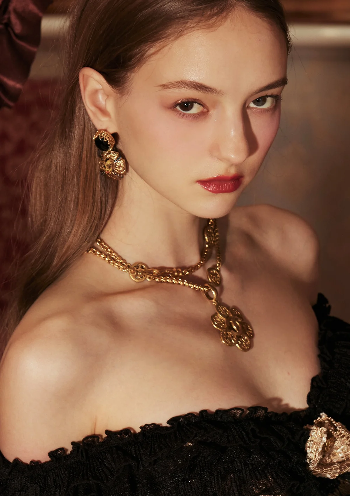 Thorn Black Agate Earring - Thrancidy