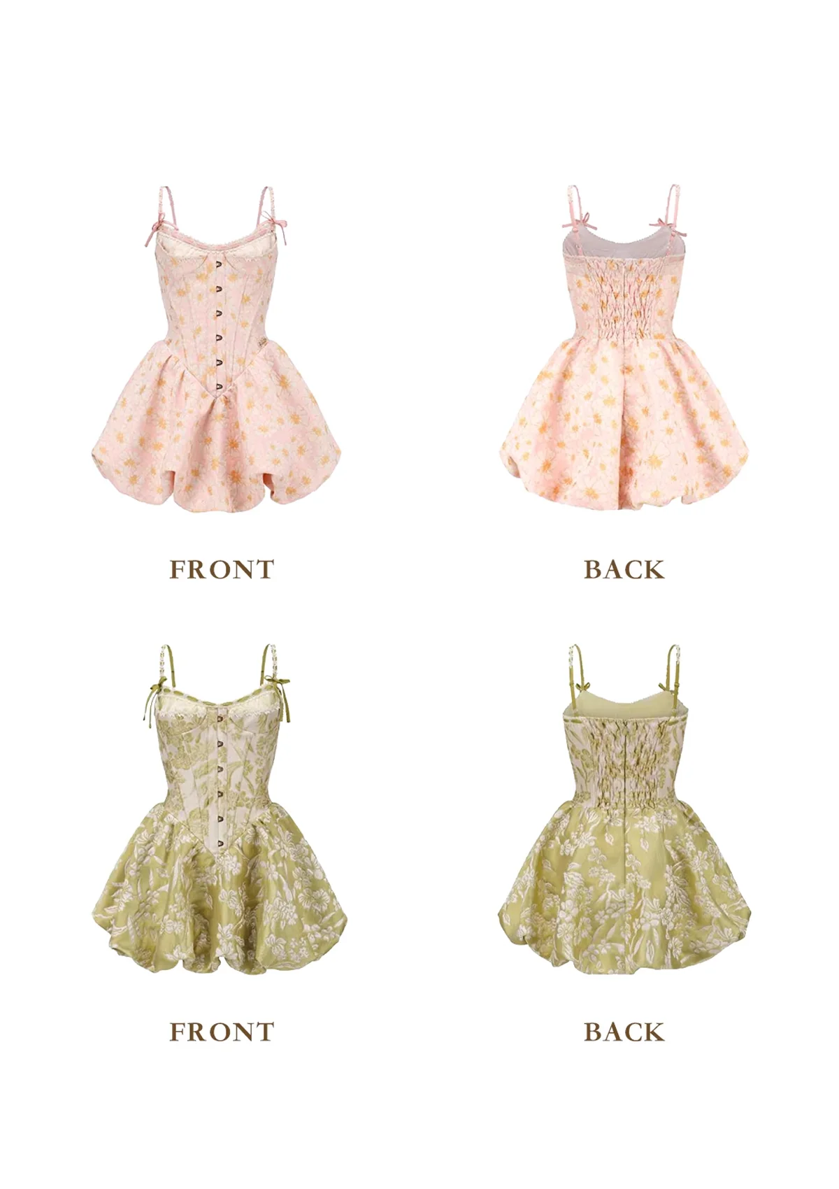 Twins Pear Blossom Corset Dress - Thrancidy