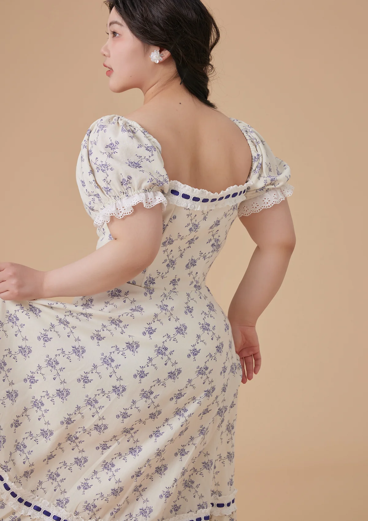 Curve & Plus Petrea Volubilis Corset Dress - Thrancidy