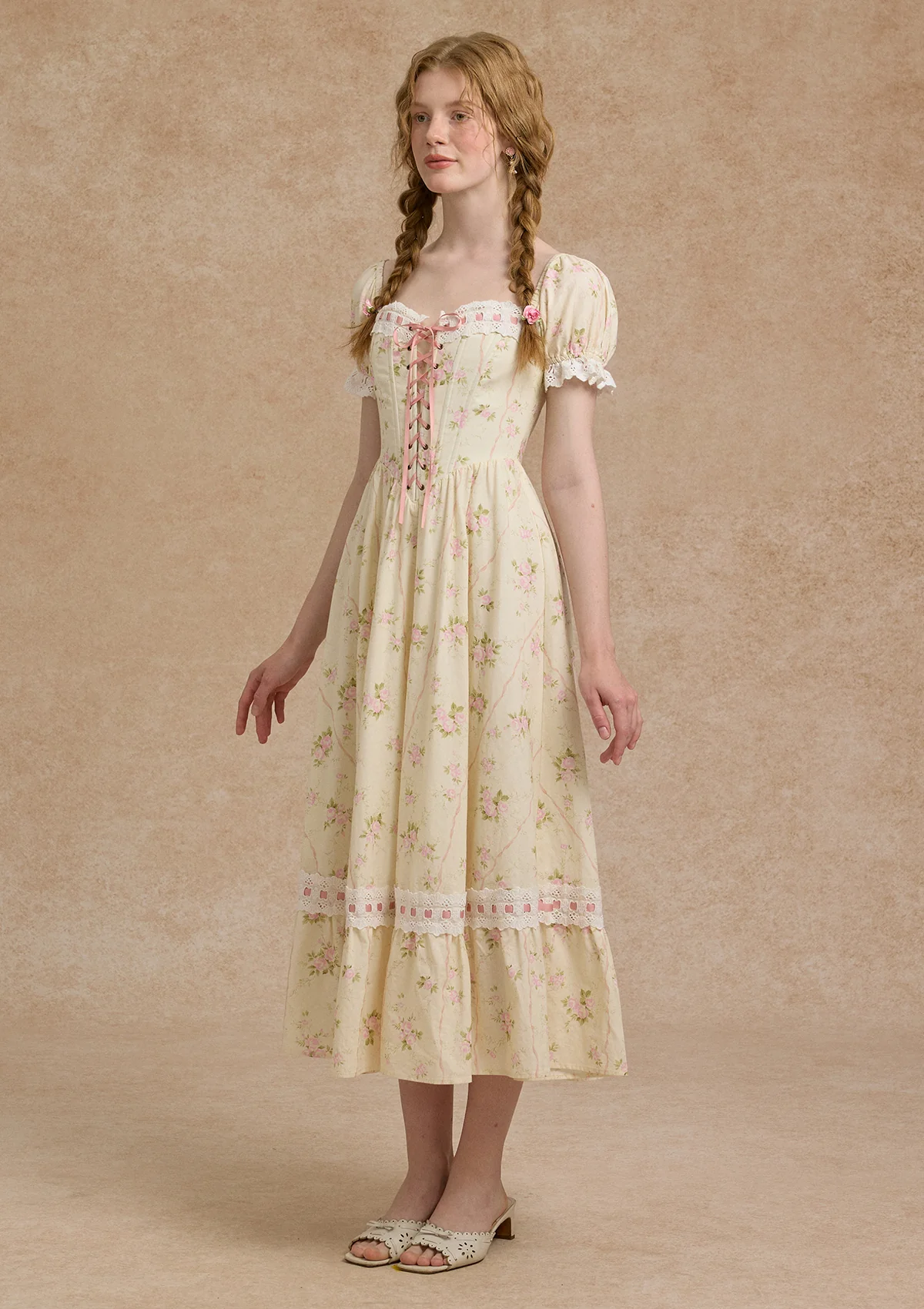 Kapok Diary Corset Dress - Thrancidy