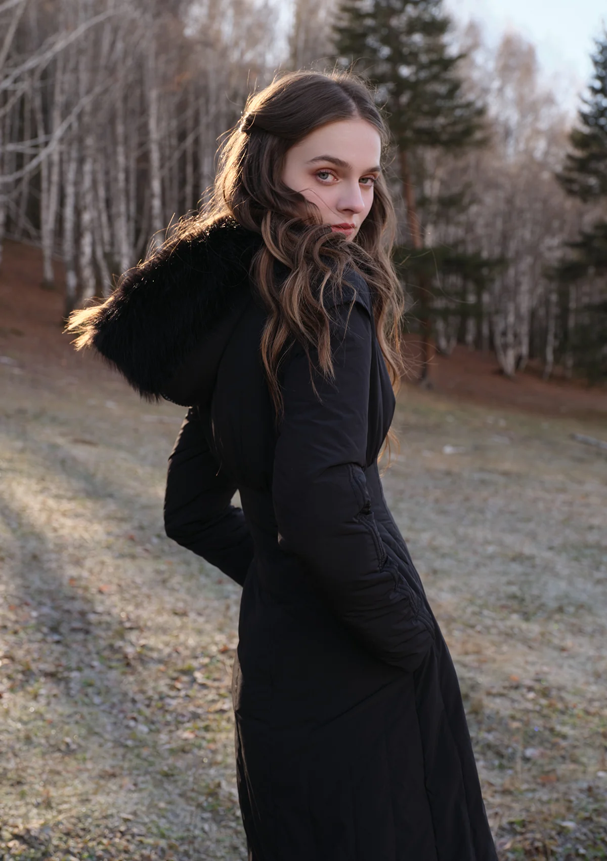 Paper Feather Down Coat(Black) - Thrancidy